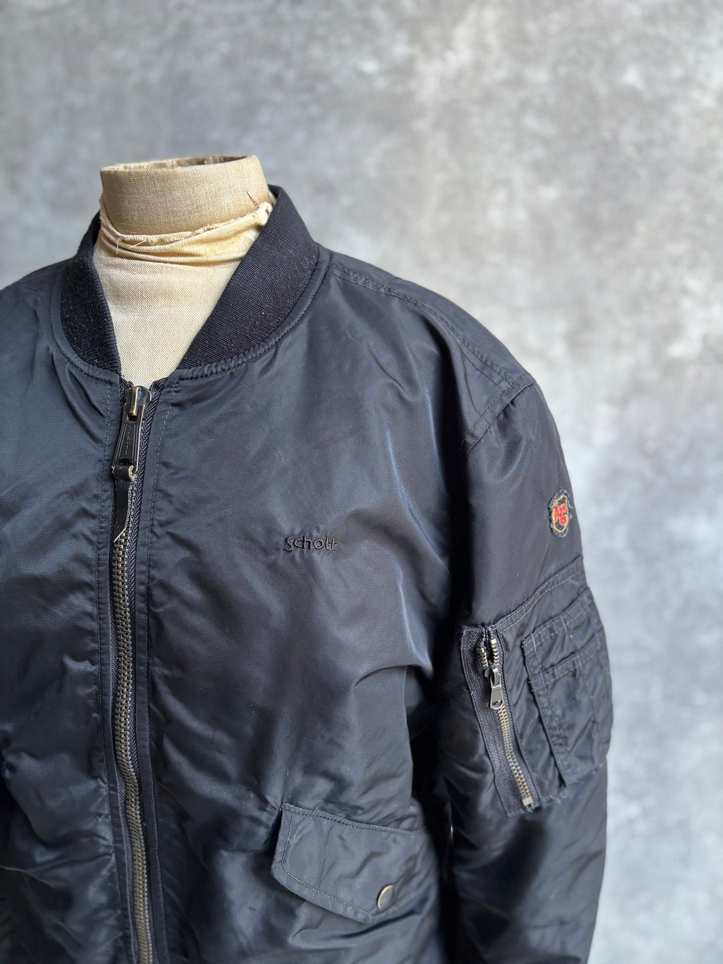 【1990's】Schott MA-1 Bomber Jacket