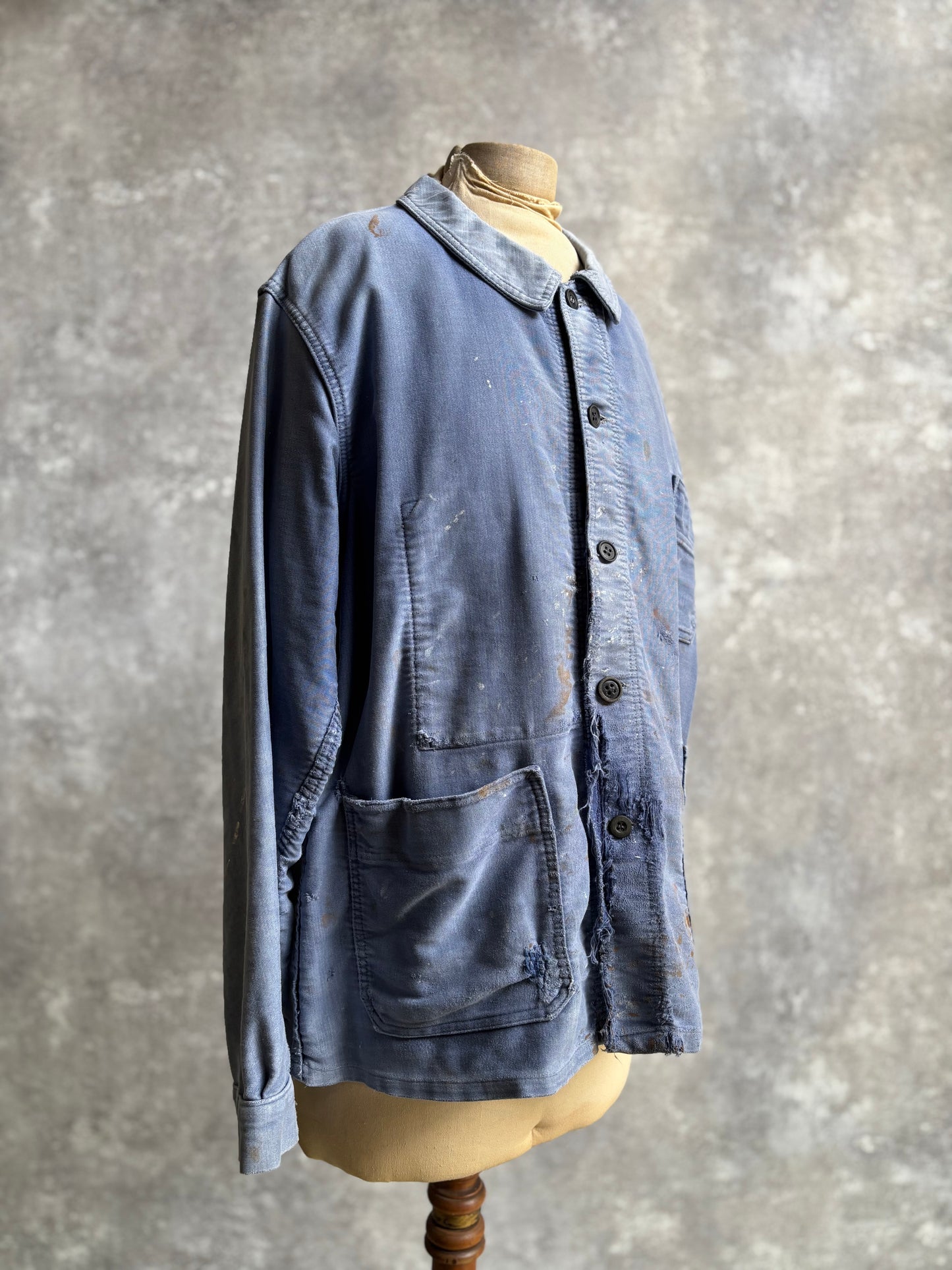 【~1960's】Vintage French Moleskin Work Jacket『Le CABLE ル ケーブル』