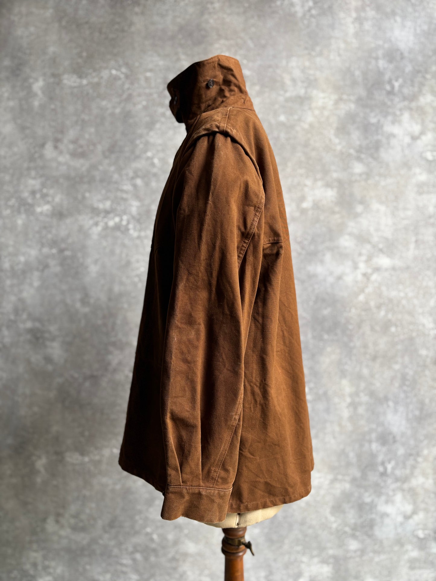 【~1980's】Vintage French Railway Brown Work Jacket