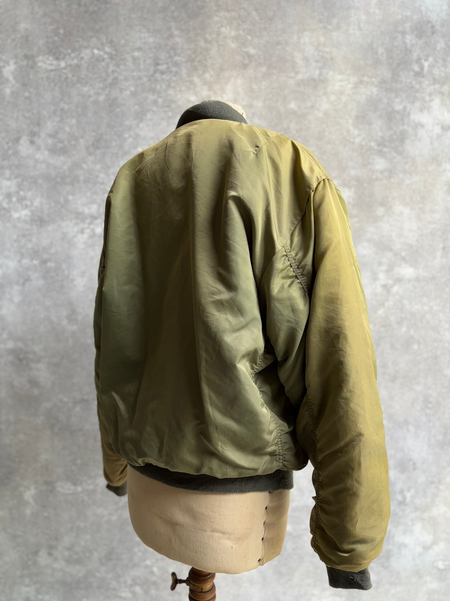 【1980's】Vintage USAF Military Alpha Fright Jacket