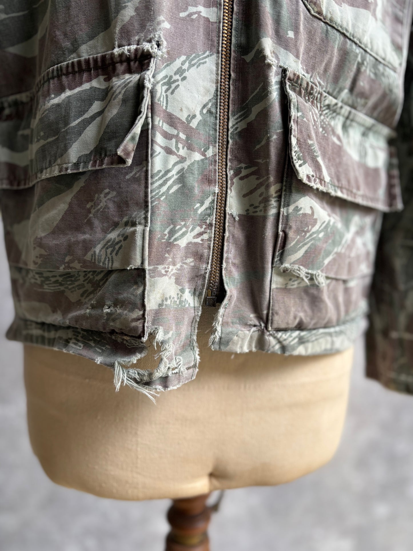 【~1970's】Vintage Lizard Camouflage Hunting Jacket『リザードカモフラージュ』