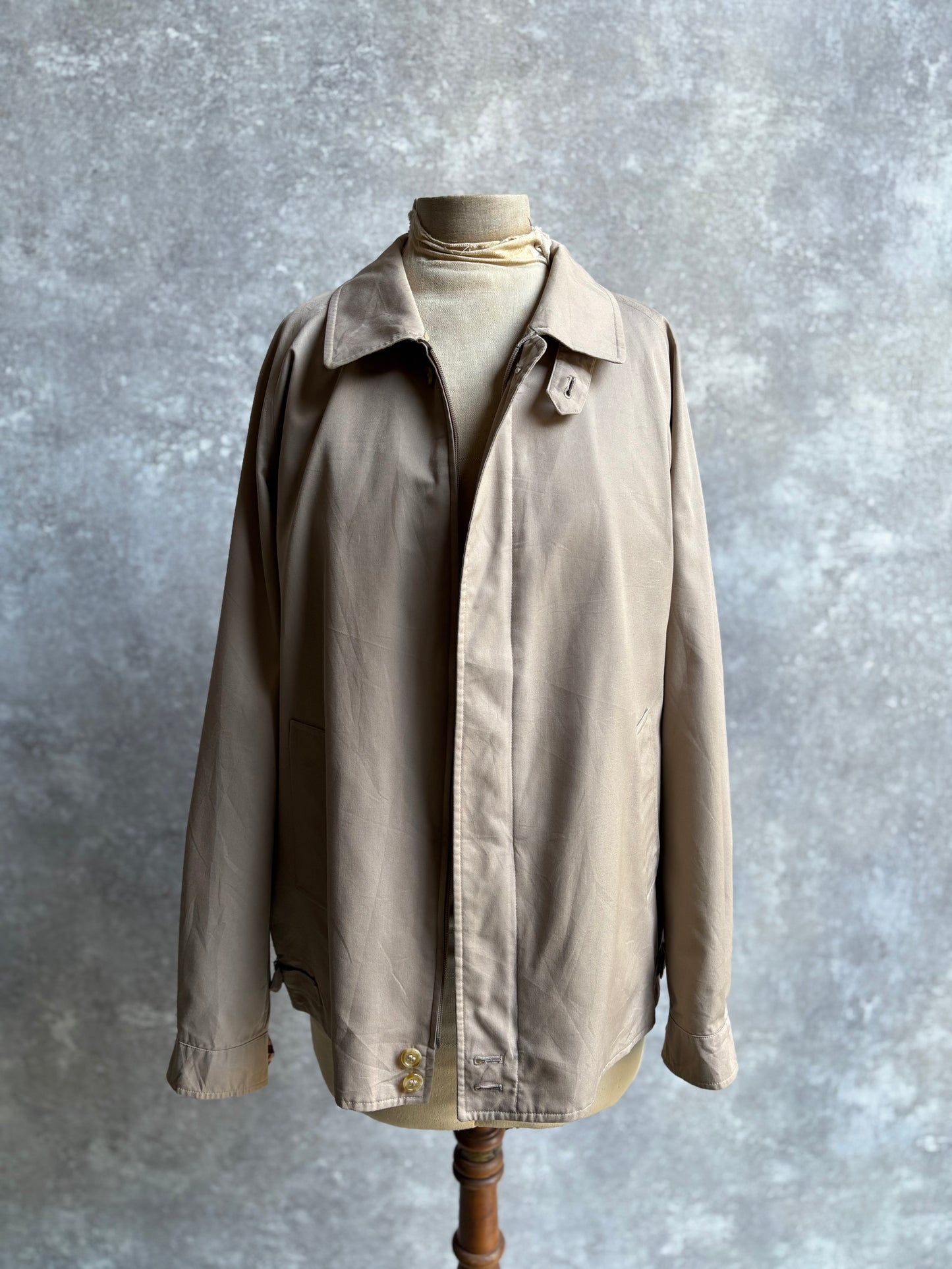 【1980's】Burberry's Beige Harrington Jacket