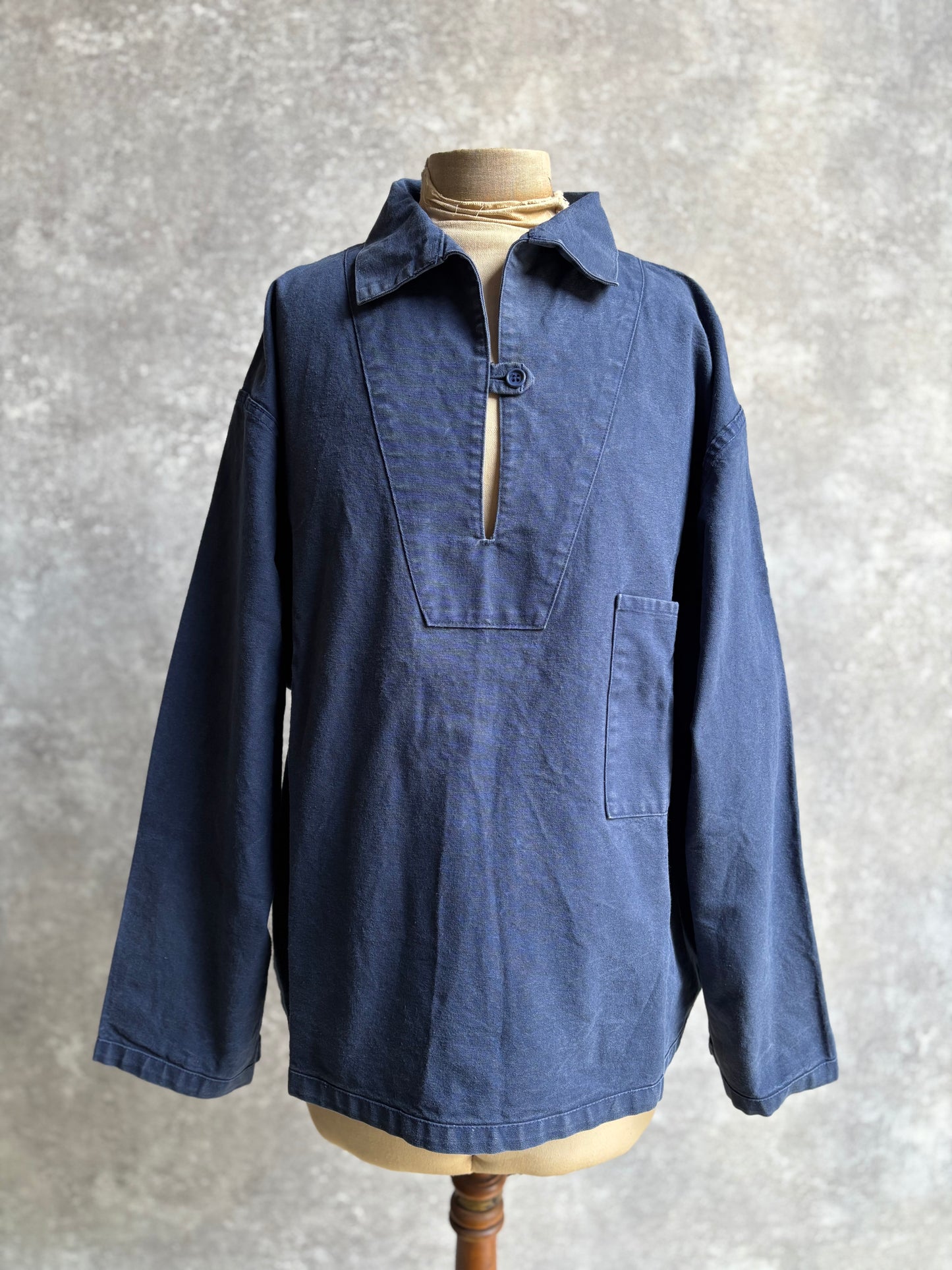 【1980's】Ababord Breton Fisherman Smock