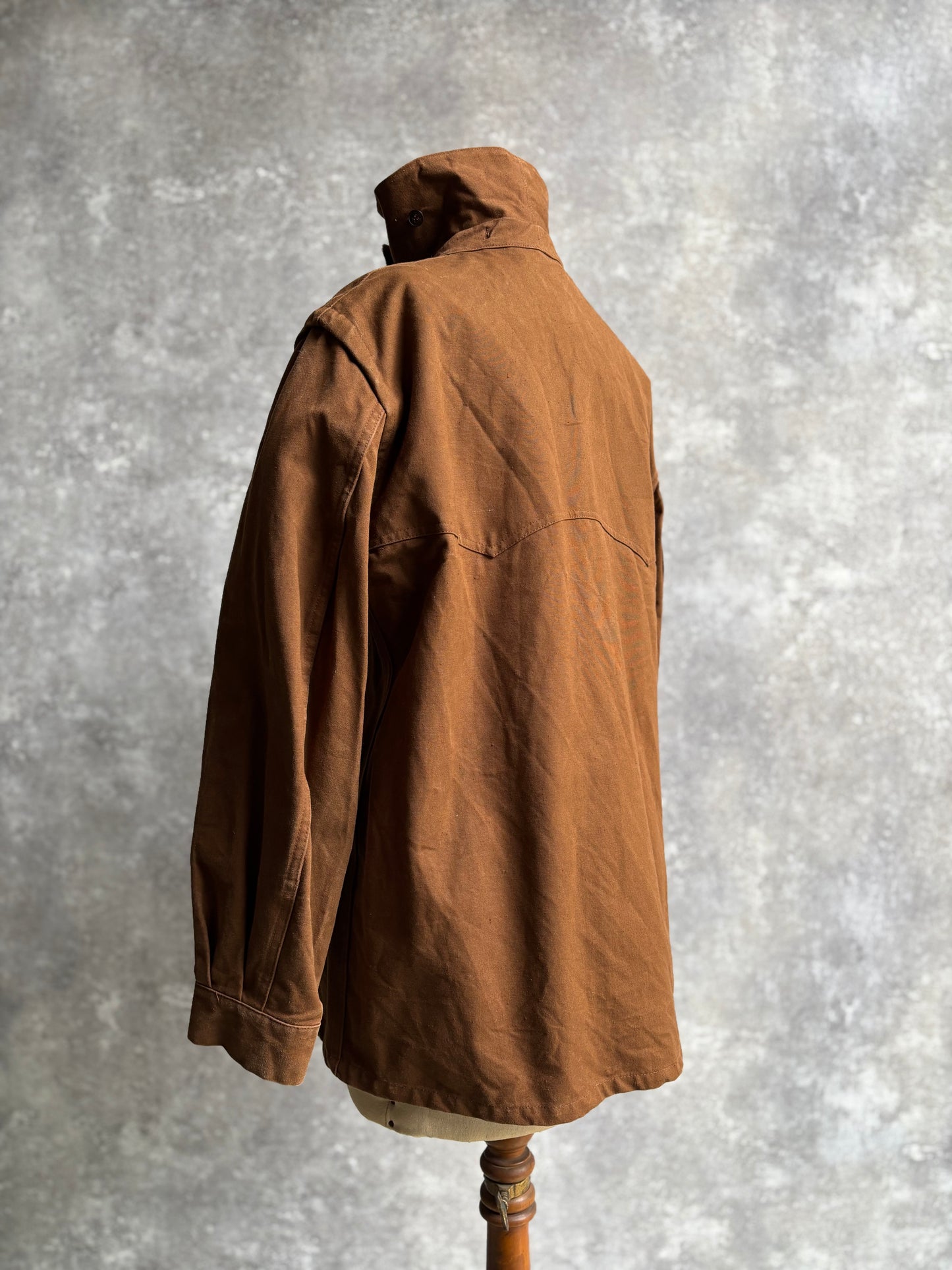 【~1980's】Vintage French Railway Brown Work Jacket
