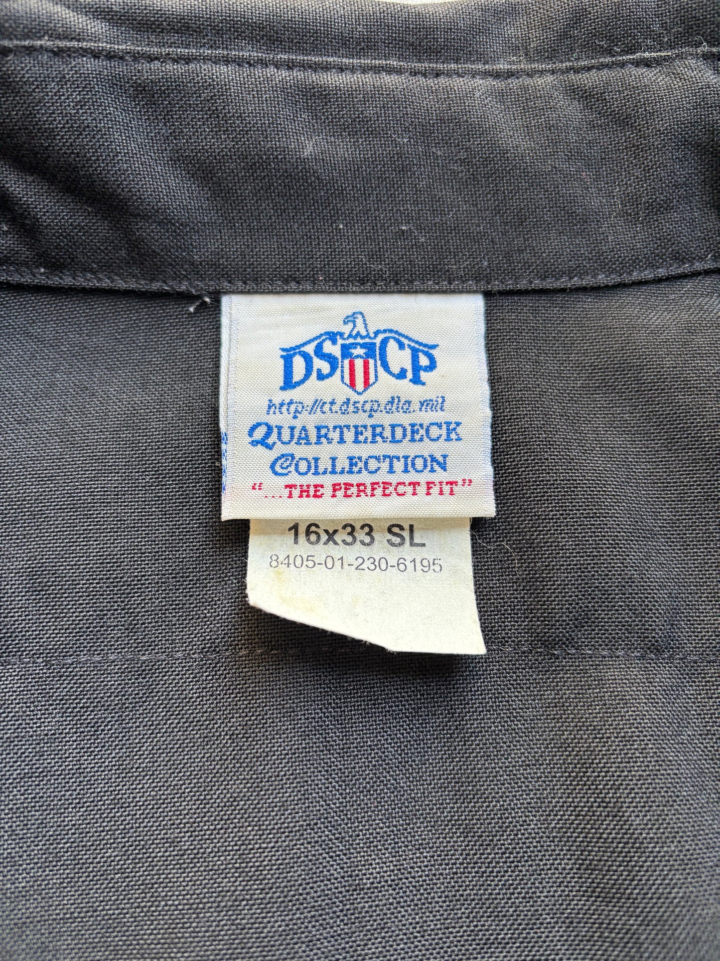 【2007s】 U.S. Navy Black Service Shirt