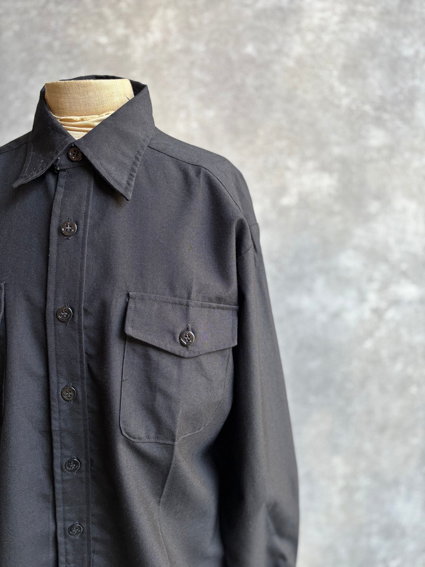【2007s】 U.S. Navy Black Service Shirt