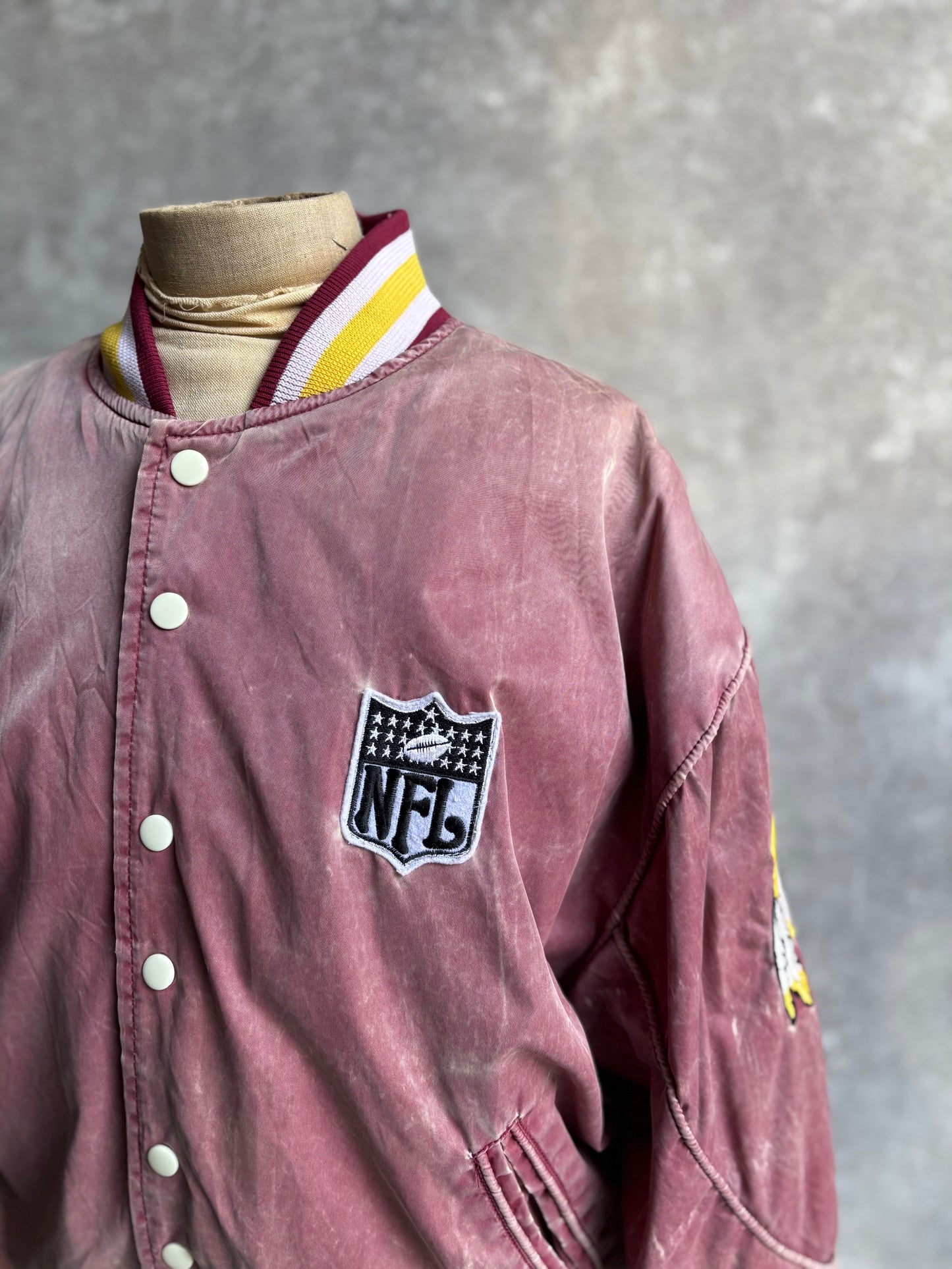 【1990's】NFL Washington Redskins Varsity Fade Jacket