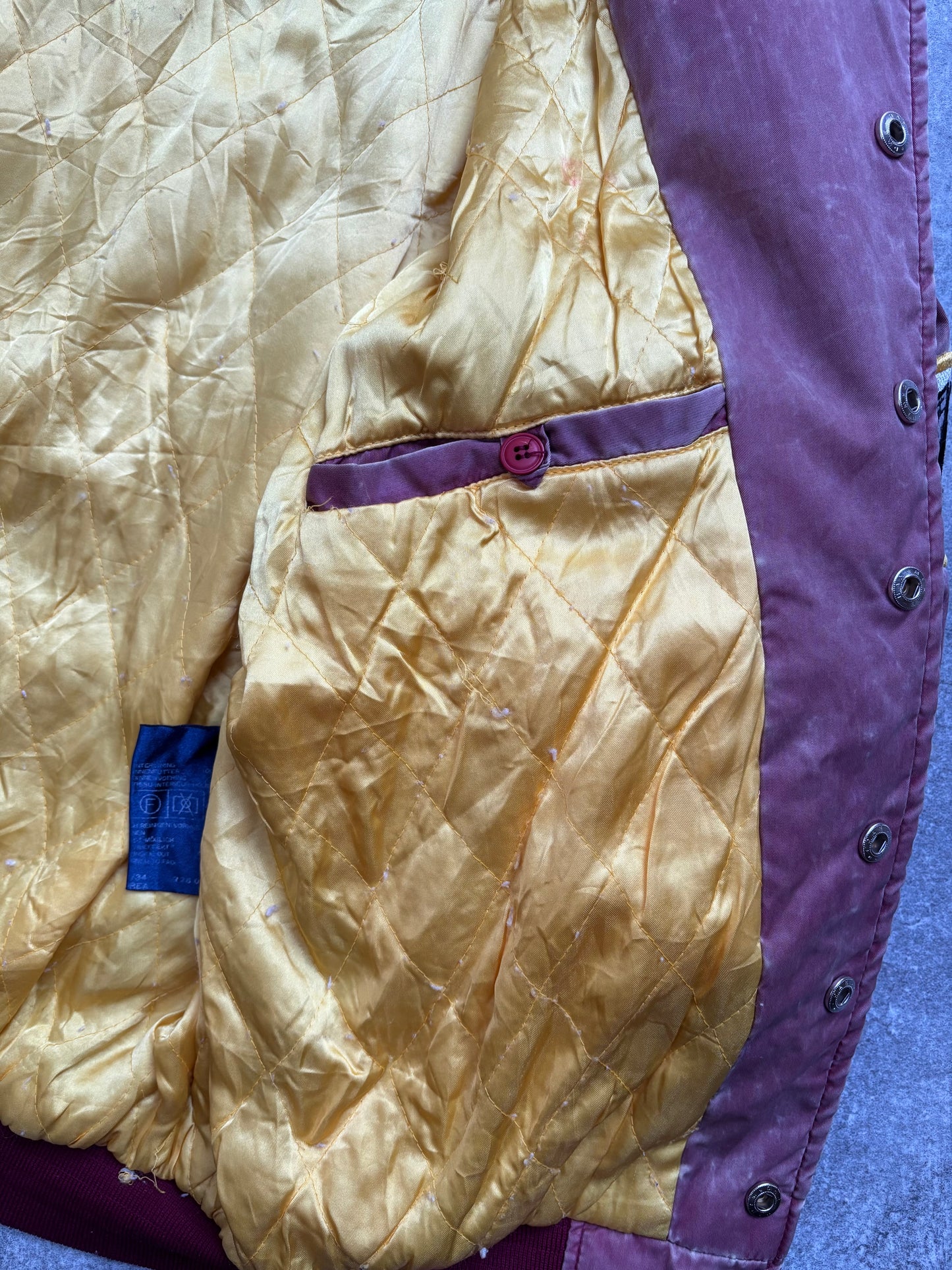 【1990's】NFL Washington Redskins Varsity Fade Jacket
