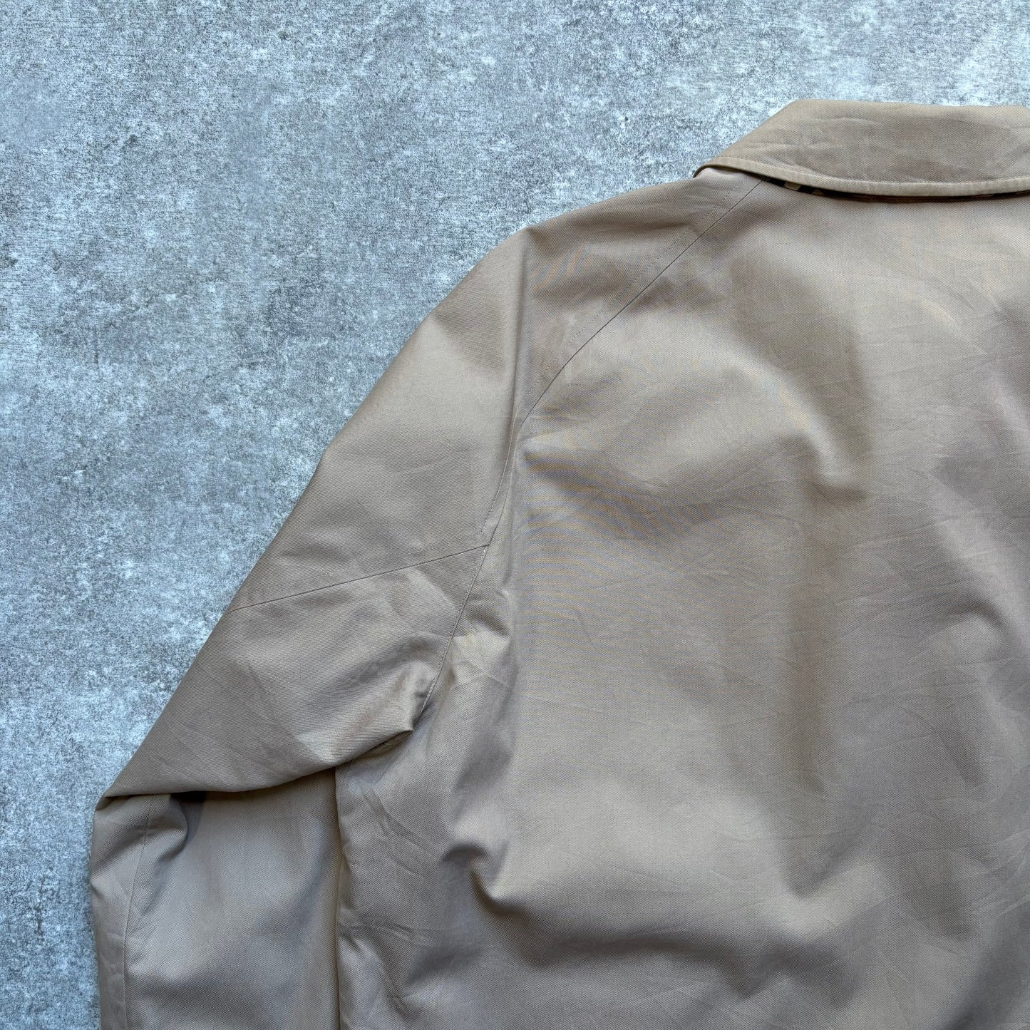 【1980's】Burberry's Beige Harrington Jacket