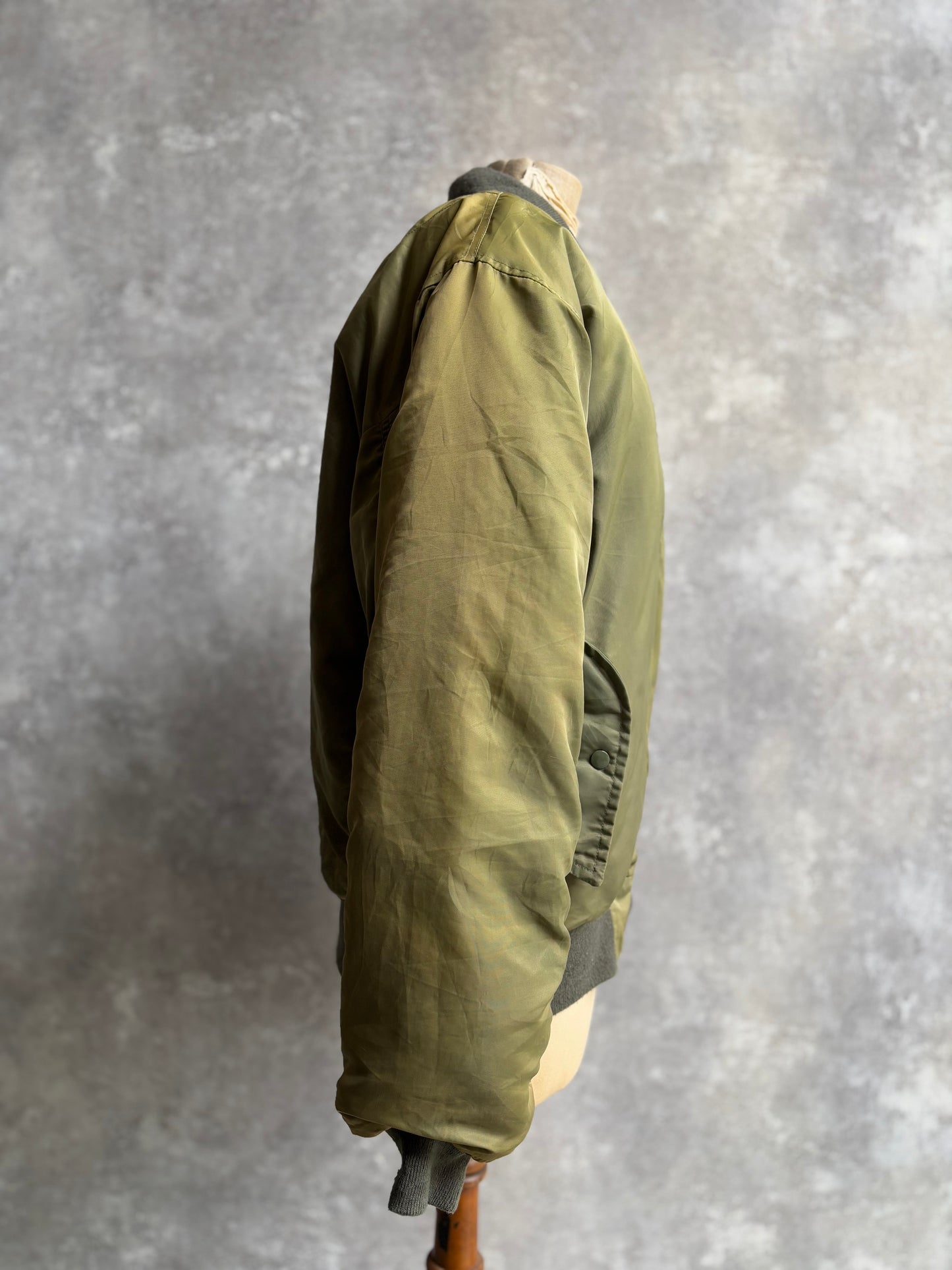 【1980's】Vintage USAF Military Alpha Fright Jacket