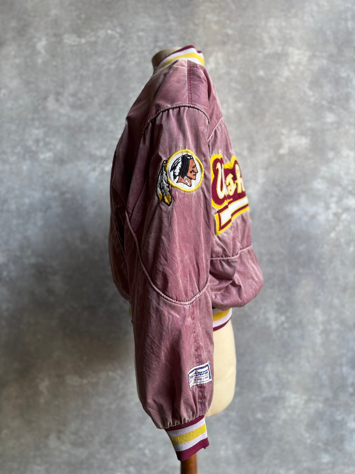 【1990's】NFL Washington Redskins Varsity Fade Jacket