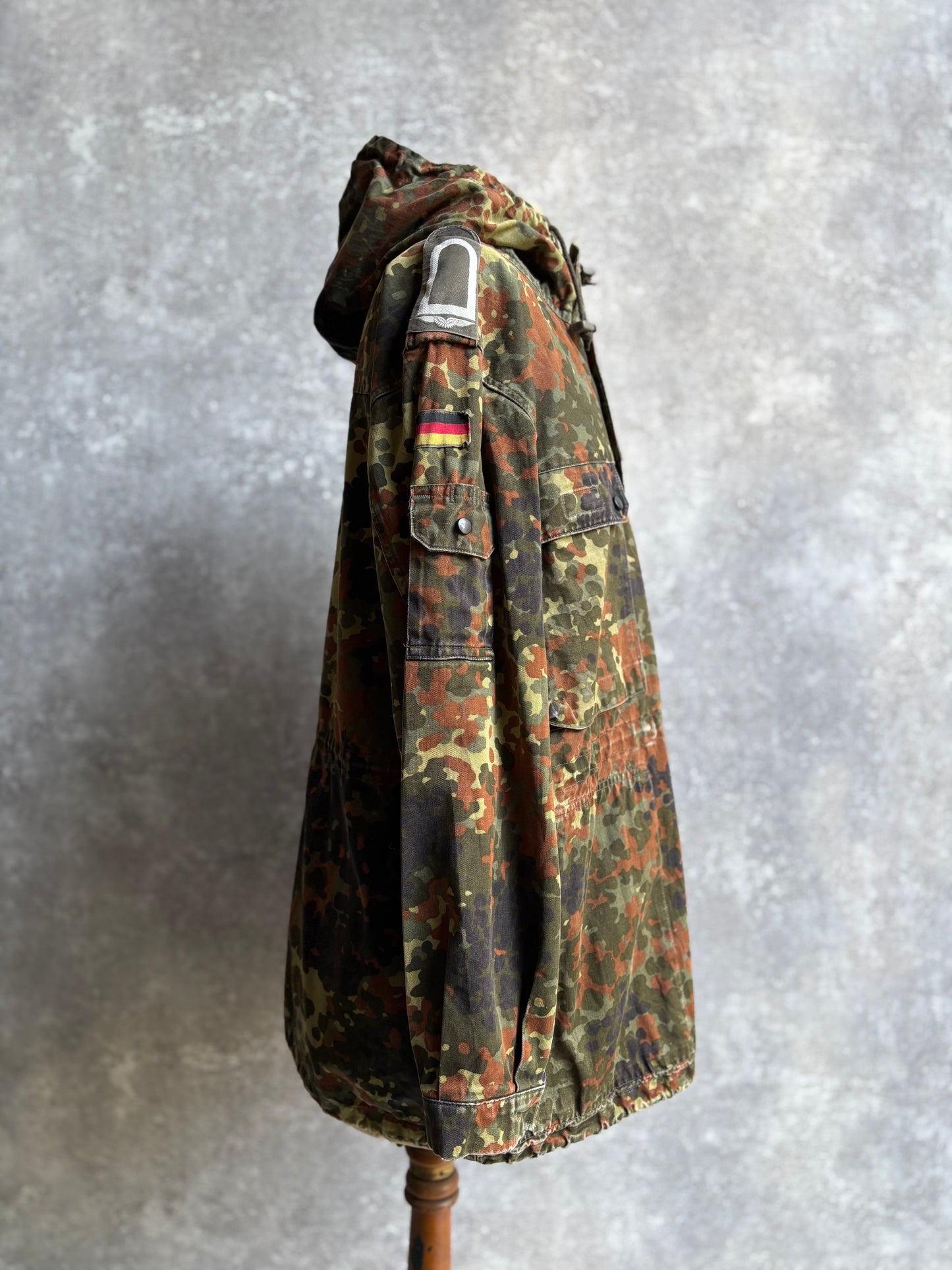 【~1990's】German Bundeswehr Flecktarn Camouflage Parka
