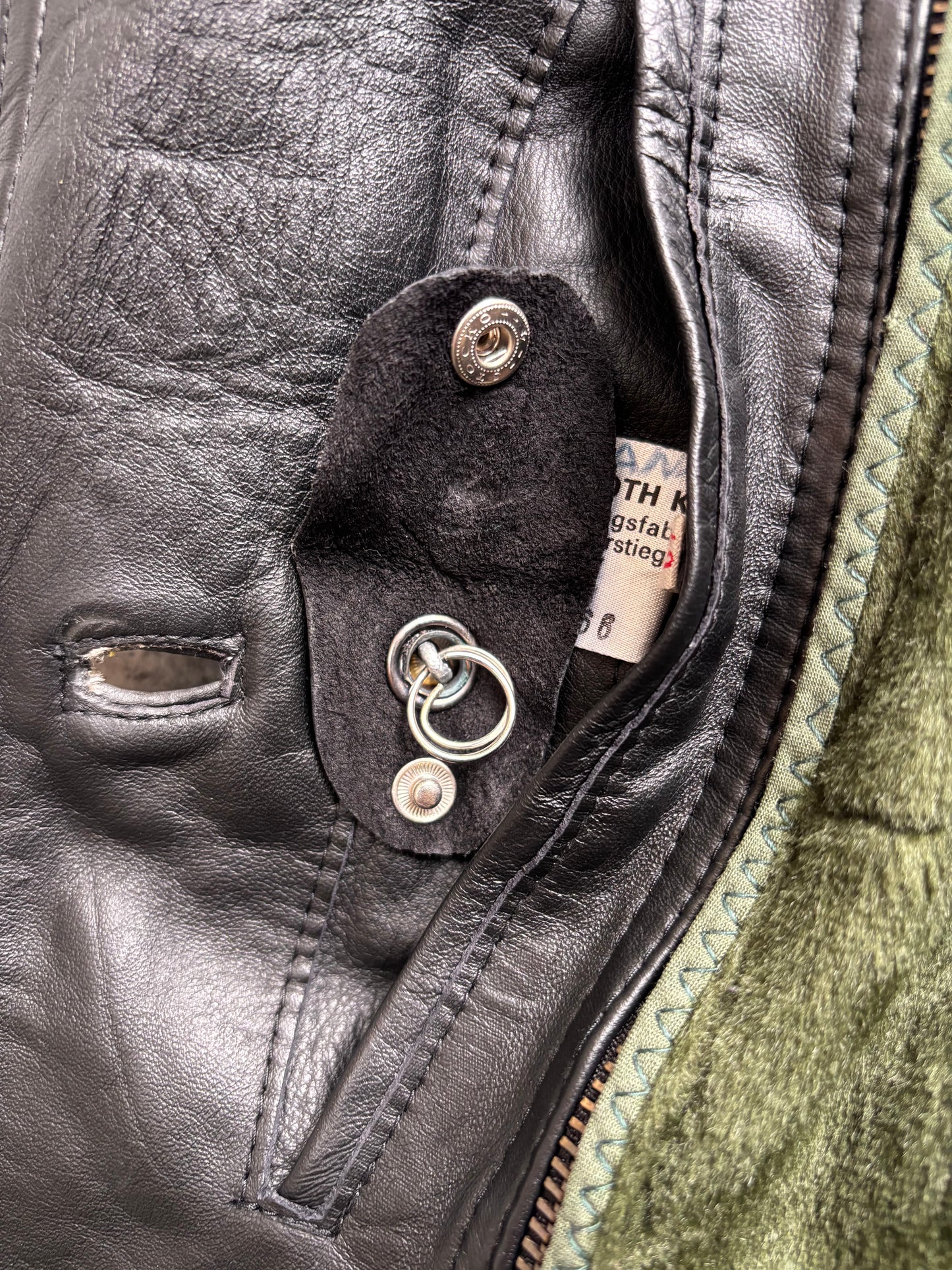 【1991】Vintage Leather German Police Jacket