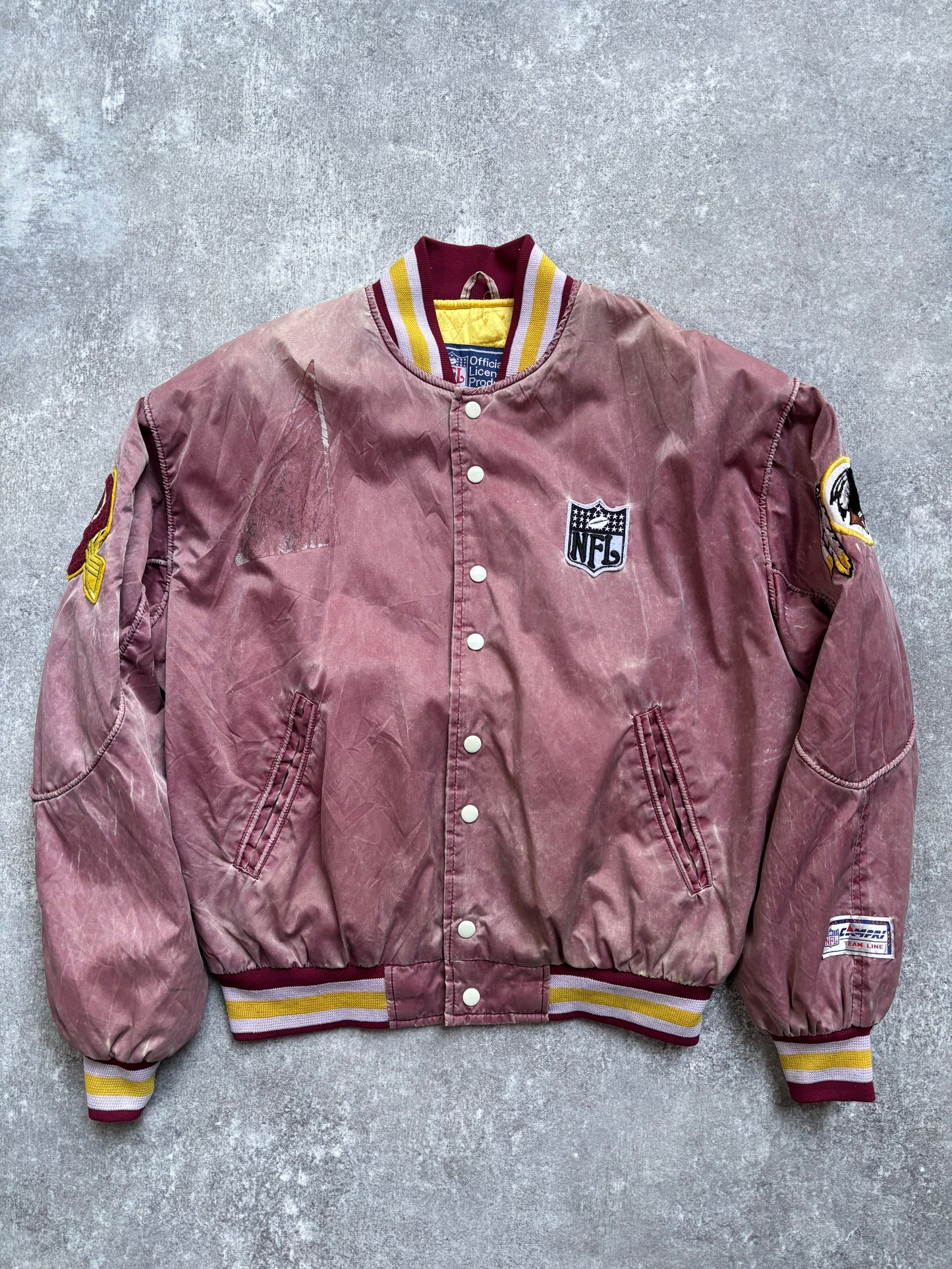 【1990's】NFL Washington Redskins Varsity Fade Jacket