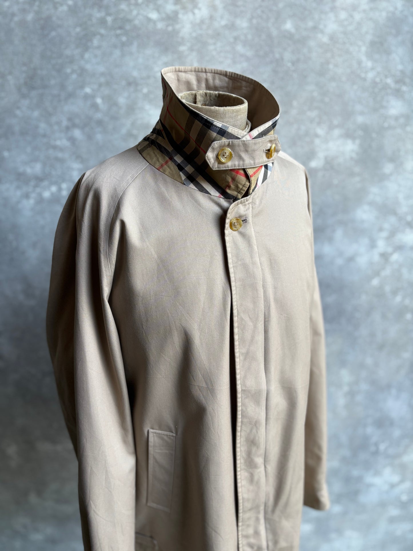 【1980's】Burberry's Beige Harrington Jacket