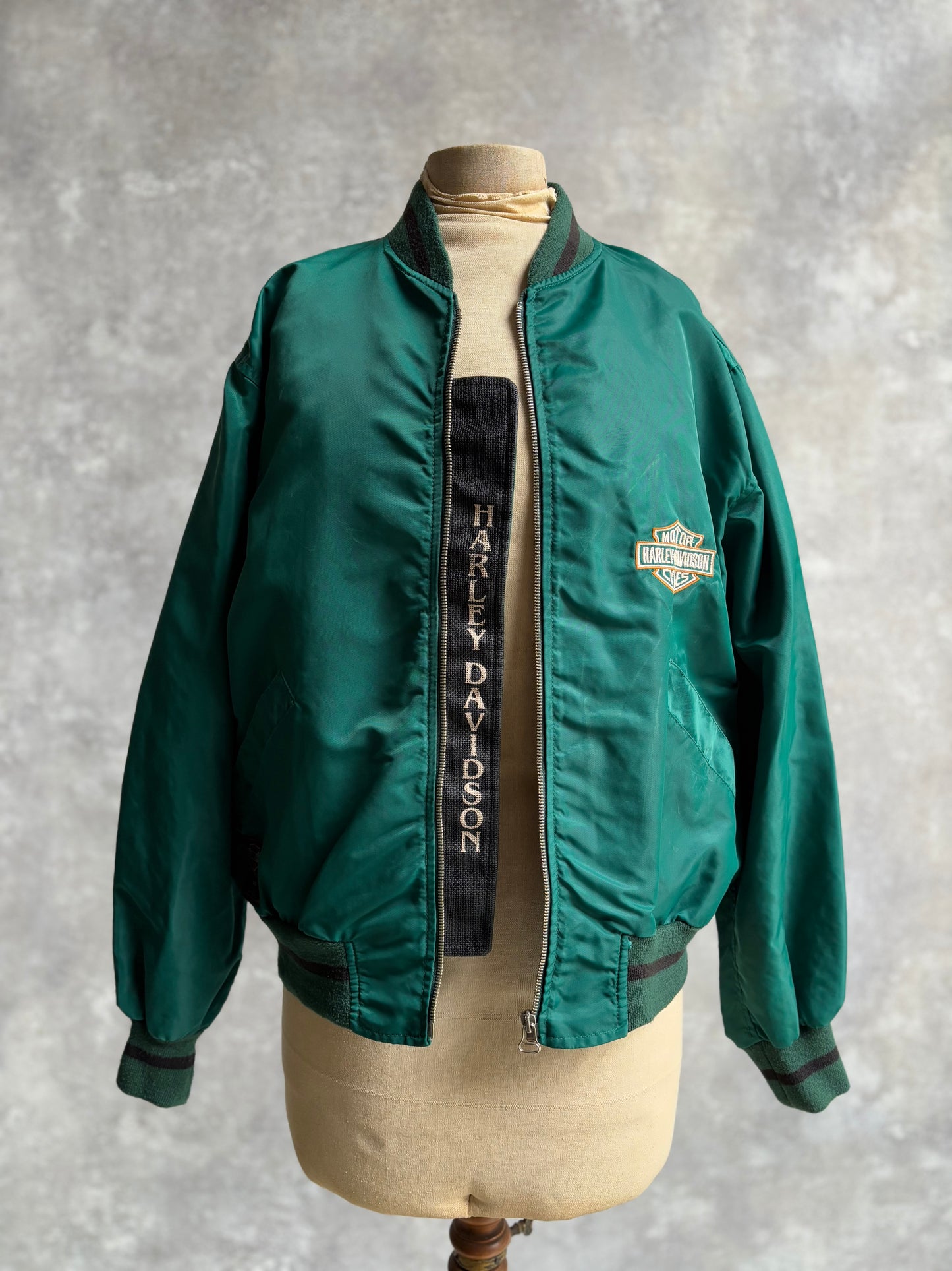 【~1990's】Vintage Harley Davidson Nylon Jacket『ハーレーダビッドソン』