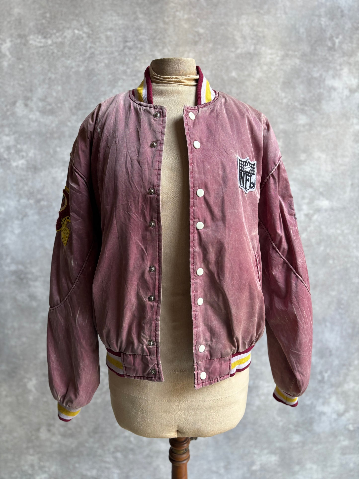 【1990's】NFL Washington Redskins Varsity Fade Jacket