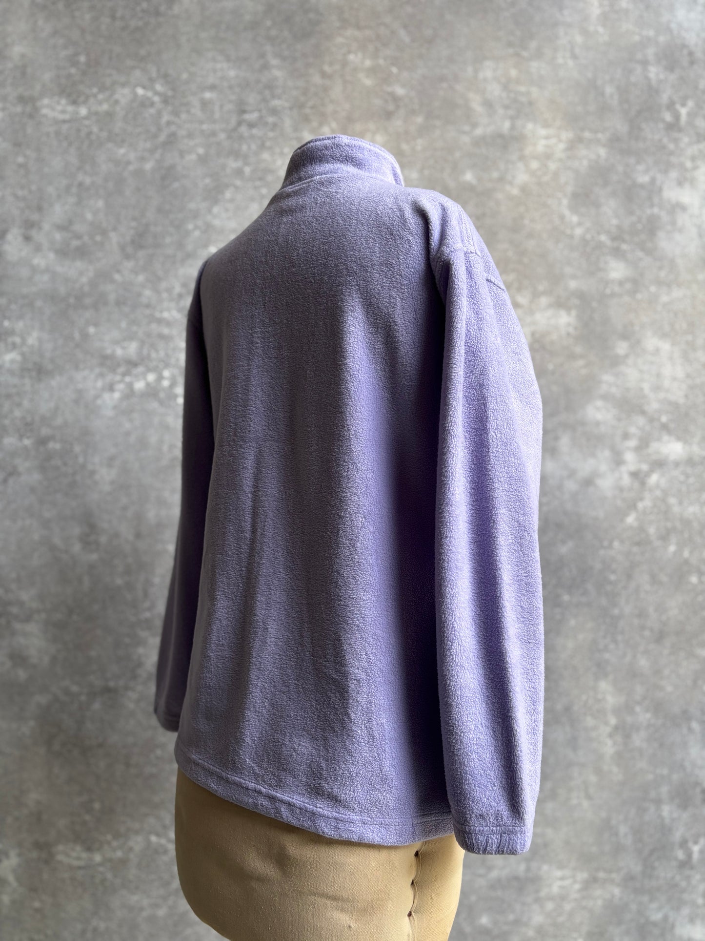 【1990's】Nike Purple Half Zip Fleece Pullover