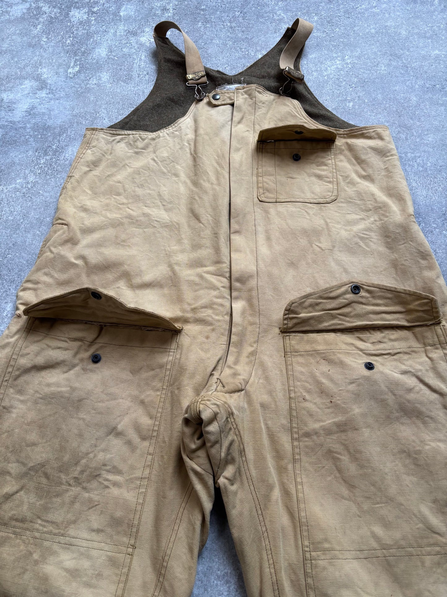 【1943】Canadian Military Wool-Lined Overalls by S.S. Holden Ltd