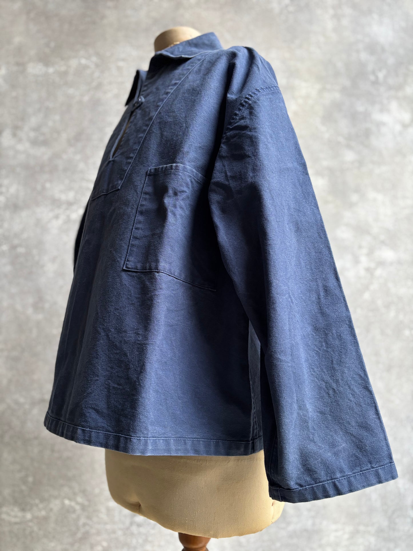 【1980's】Ababord Breton Fisherman Smock
