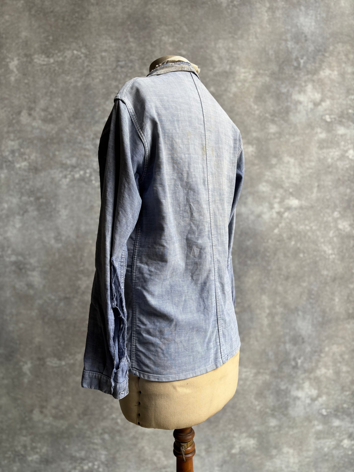 【~1950's】Vintage French Cotton Linen Work Jacket『Vulcain ヴァルカン』