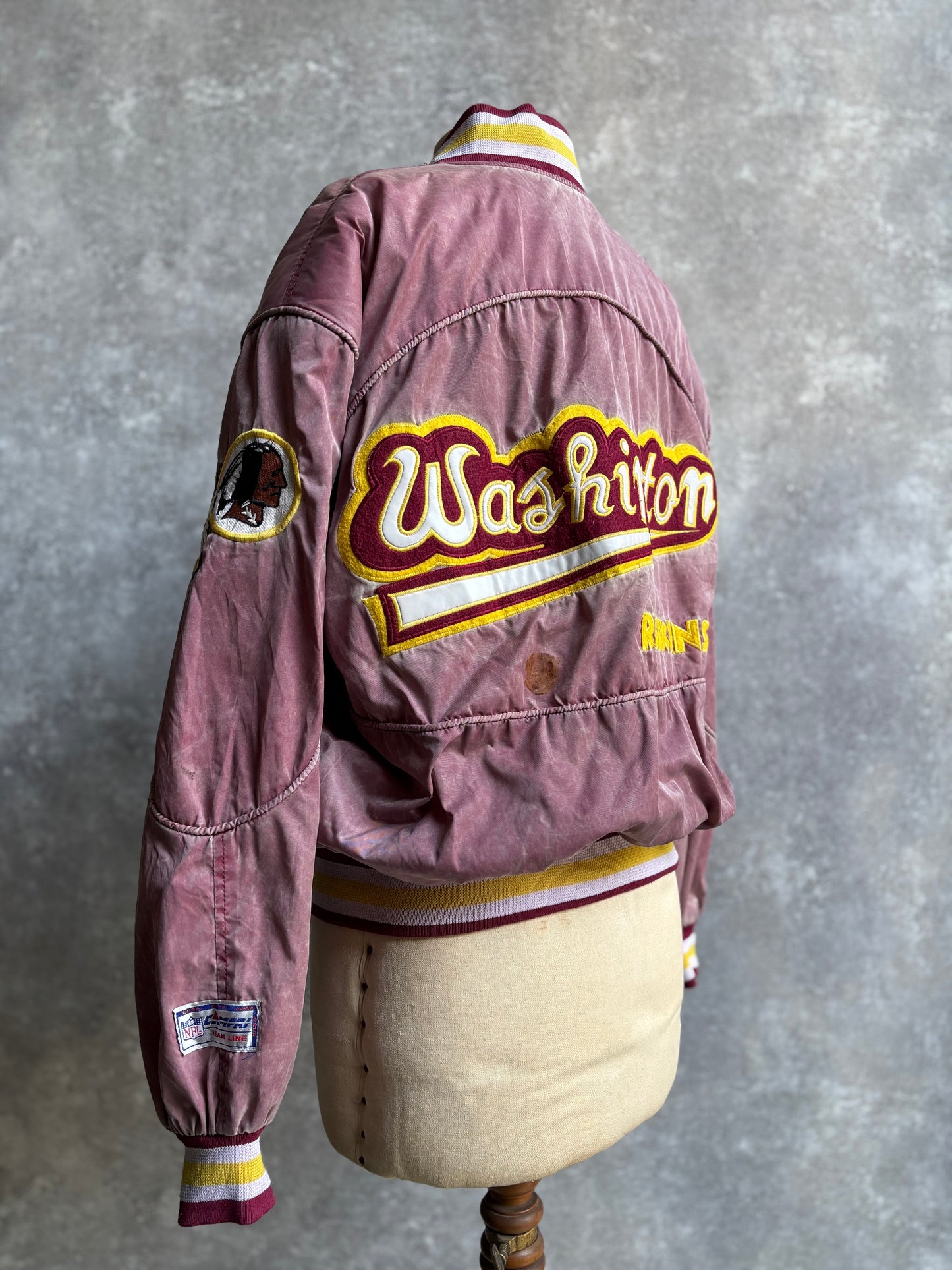 【1990's】NFL Washington Redskins Varsity Fade Jacket