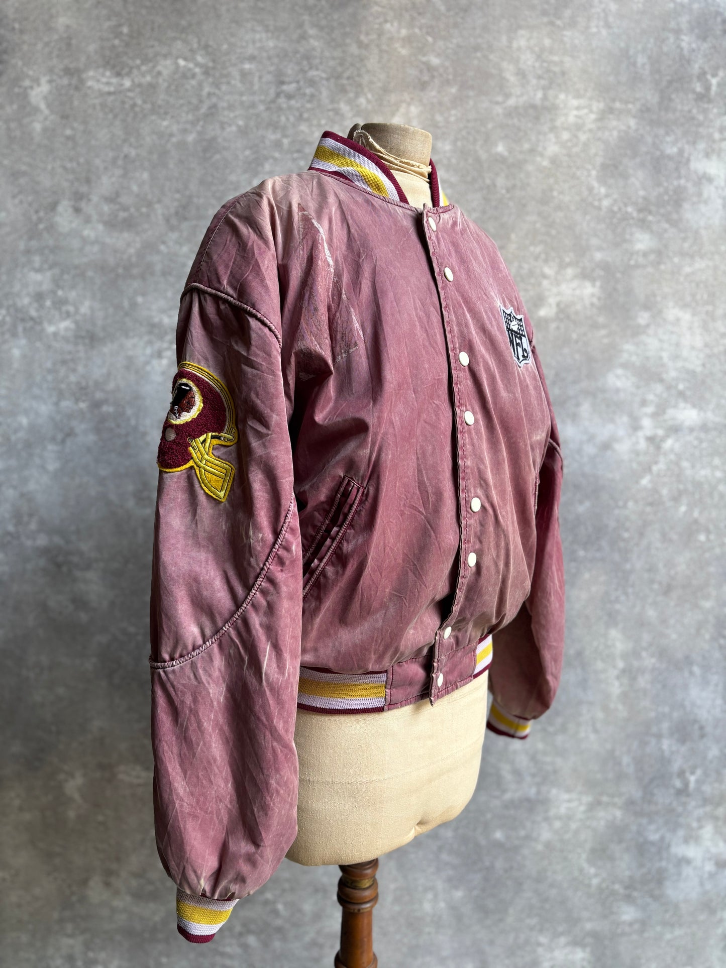【1990's】NFL Washington Redskins Varsity Fade Jacket