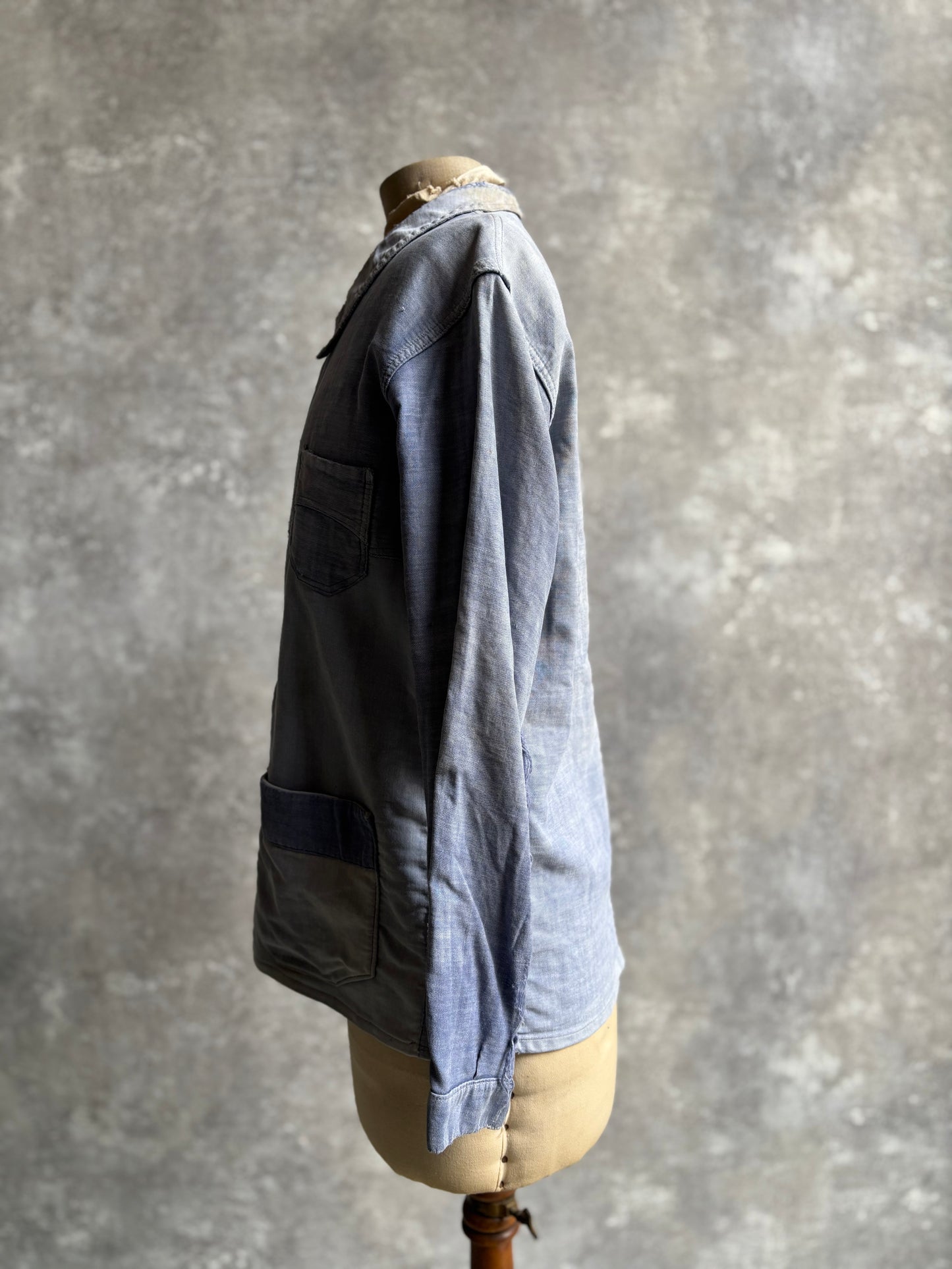 【~1950's】Vintage French Cotton Linen Work Jacket『Vulcain ヴァルカン』