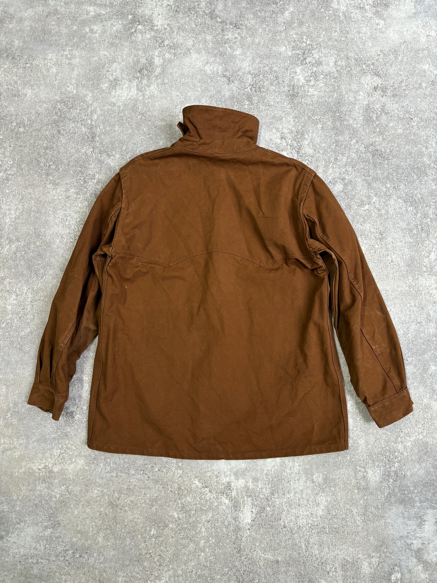 【~1980's】Vintage French Railway Brown Work Jacket