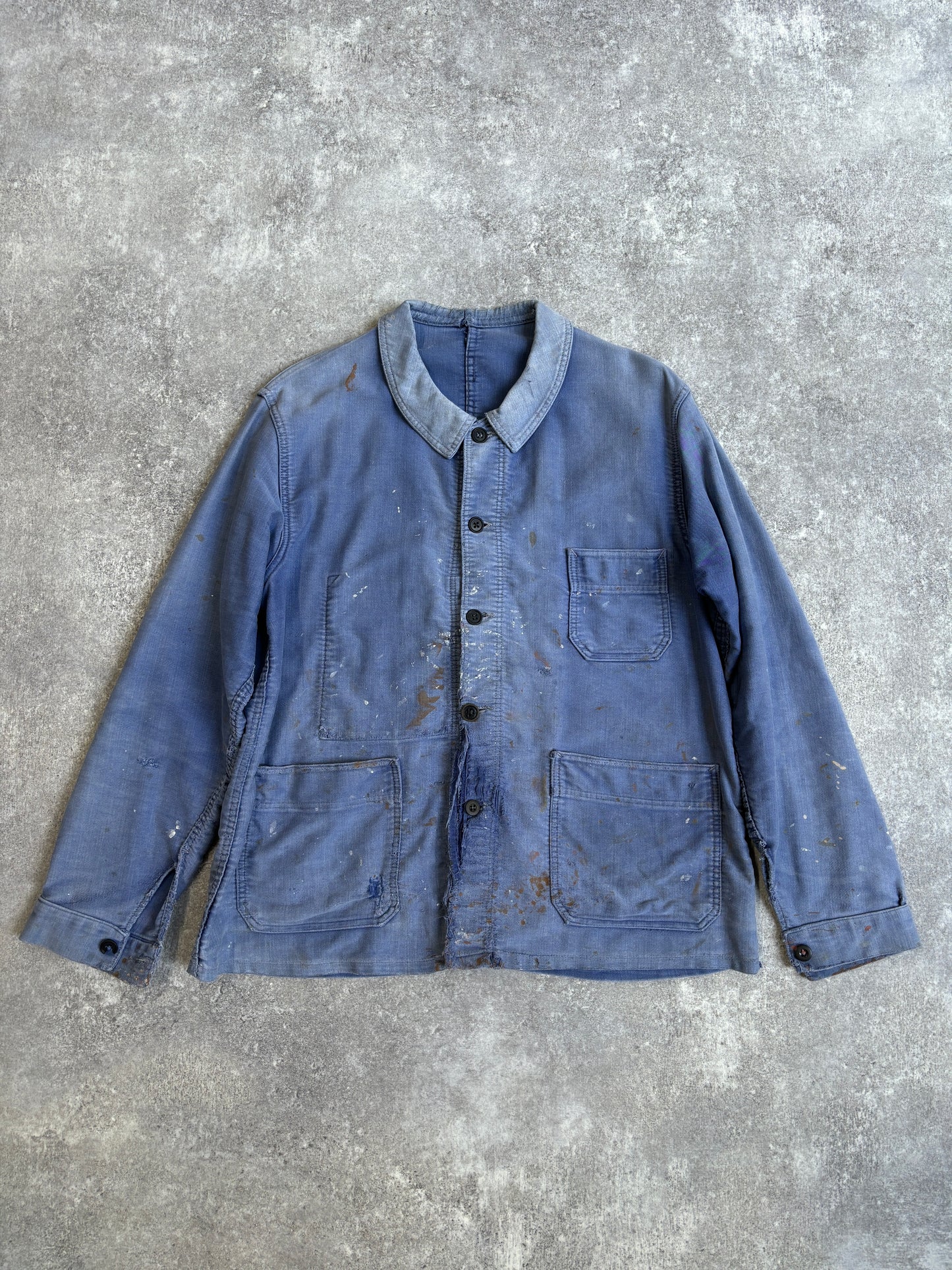 【~1960's】Vintage French Moleskin Work Jacket『Le CABLE ル ケーブル』