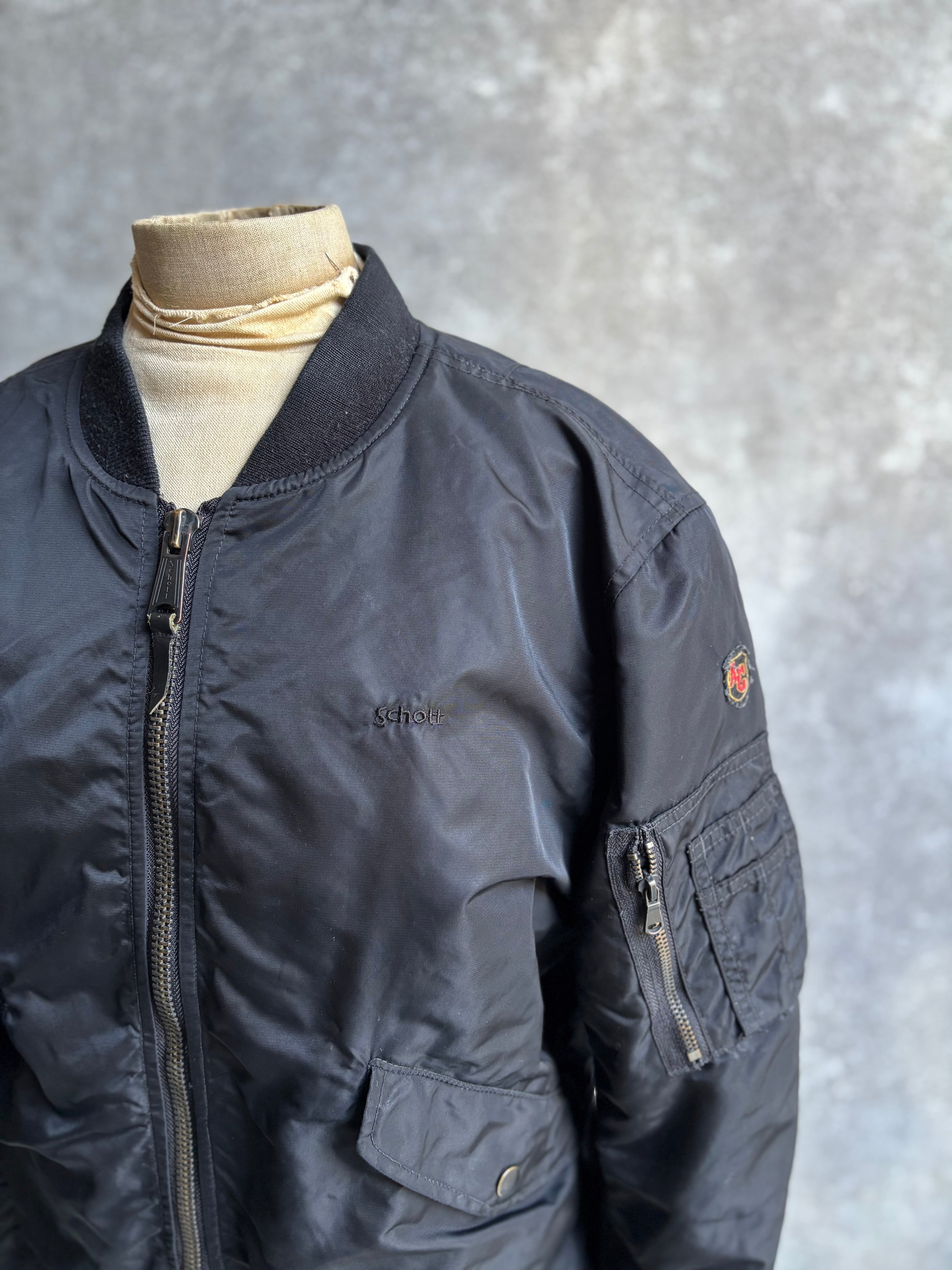 【1990's】Schott MA-1 Bomber Jacket