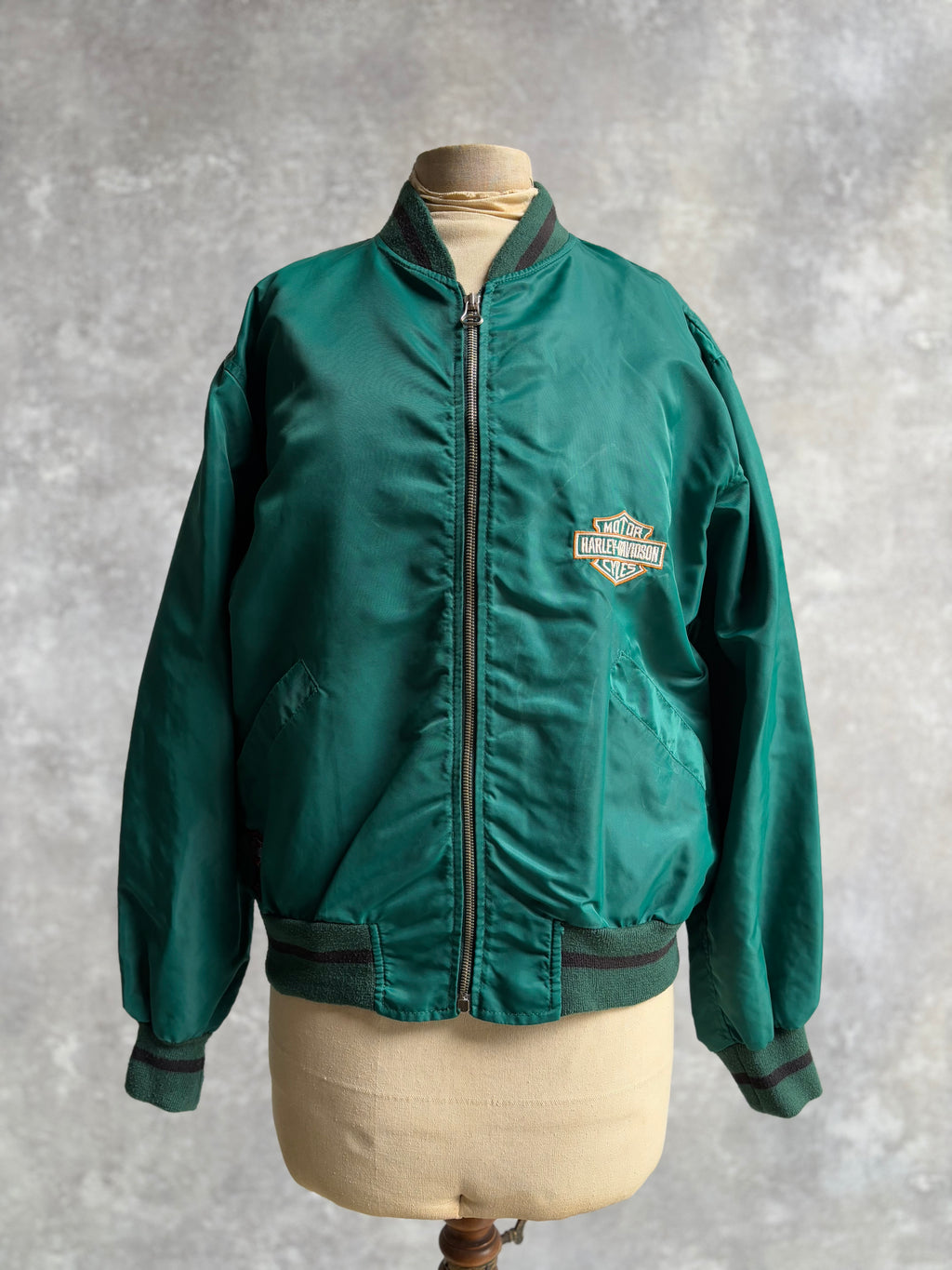 【~1990's】Vintage Harley Davidson Nylon Jacket『ハーレーダビッドソン』