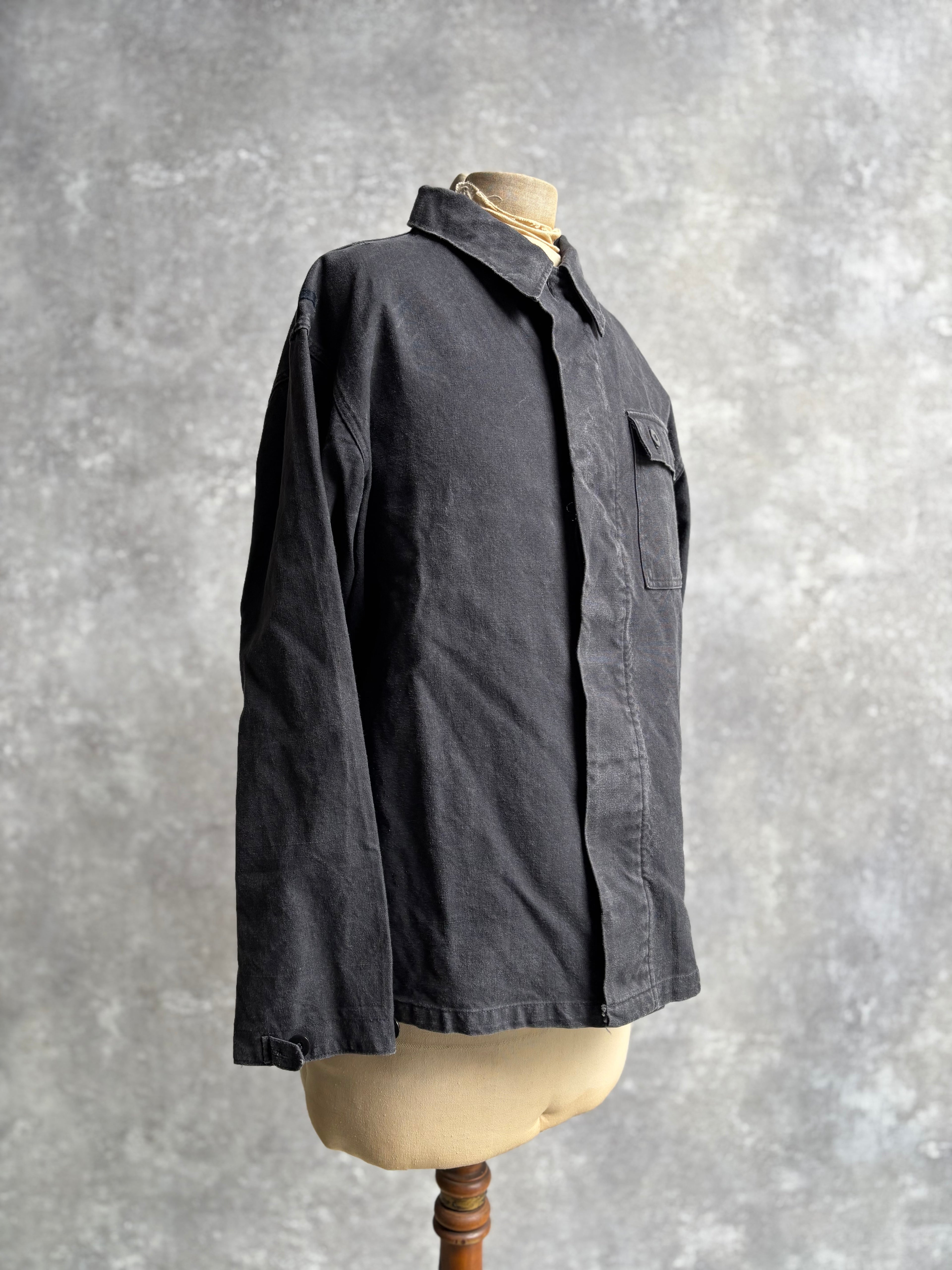 【~1980's】Vintage German Military Black Jacket