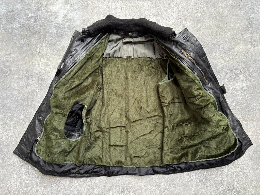 【1991】Vintage Leather German Police Jacket