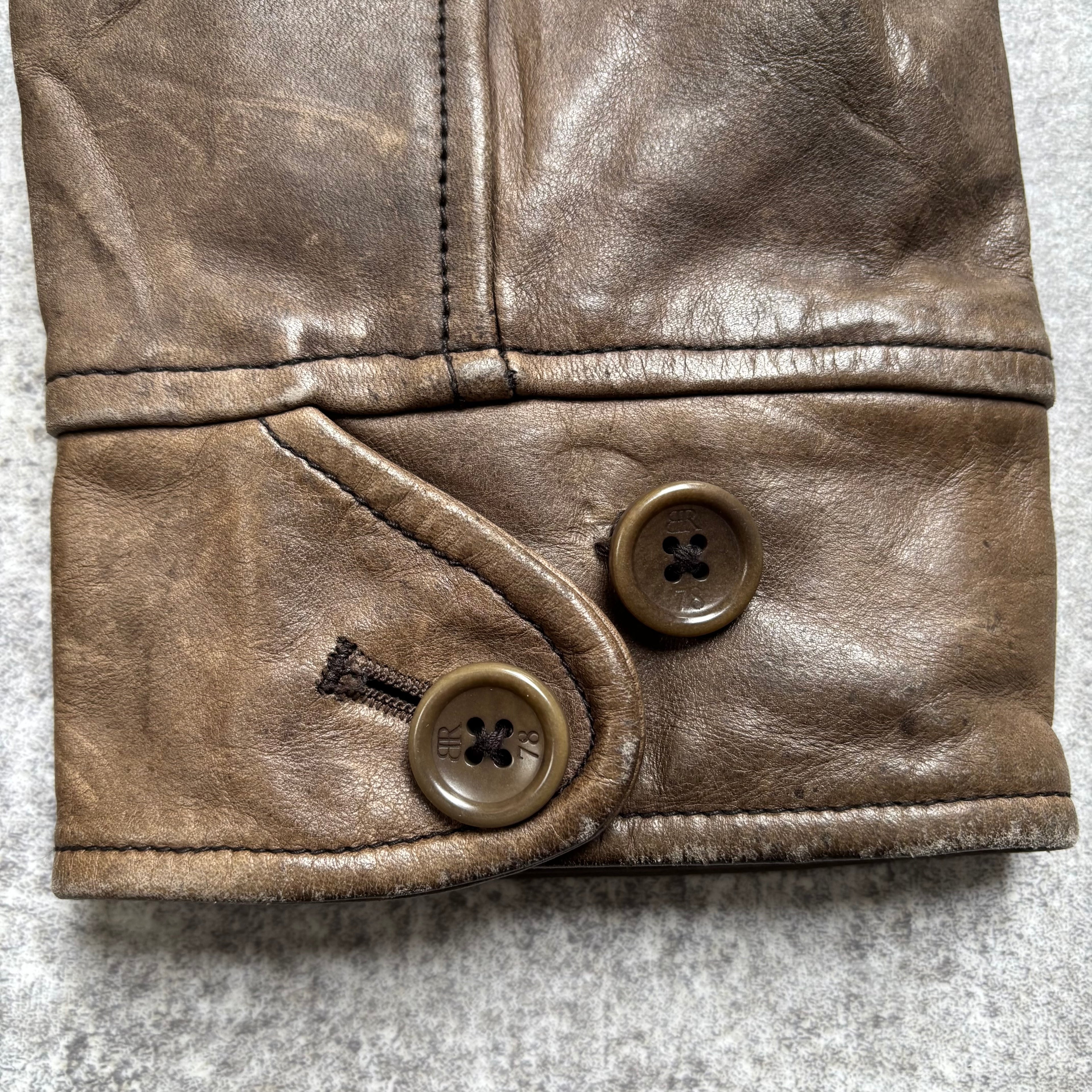 【1990's】Banana Republic Brown Leather Jacket