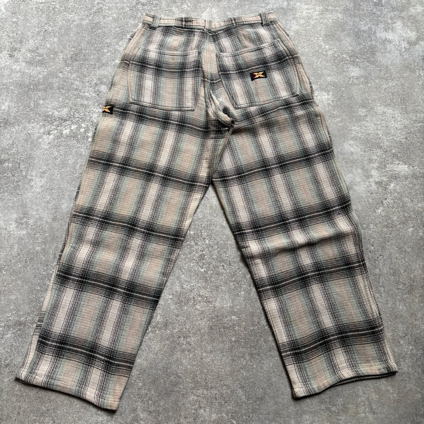 【1990's】Quiksilver Left Coast X-Culture Plaid Pants