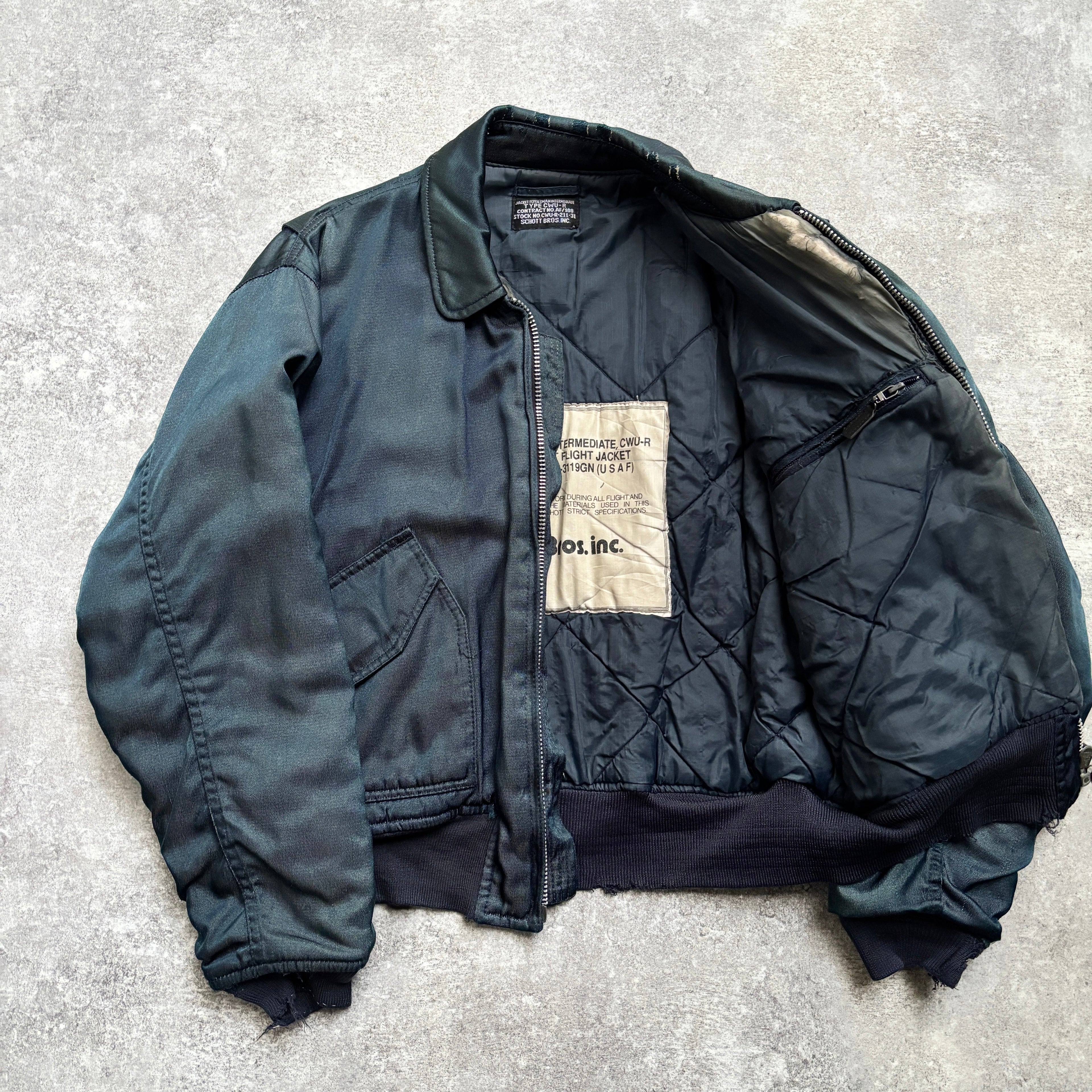 [1980's] Schott CWU-R Flight Jacket