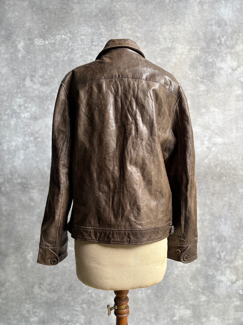 【1990's】Banana Republic Brown Leather Jacket