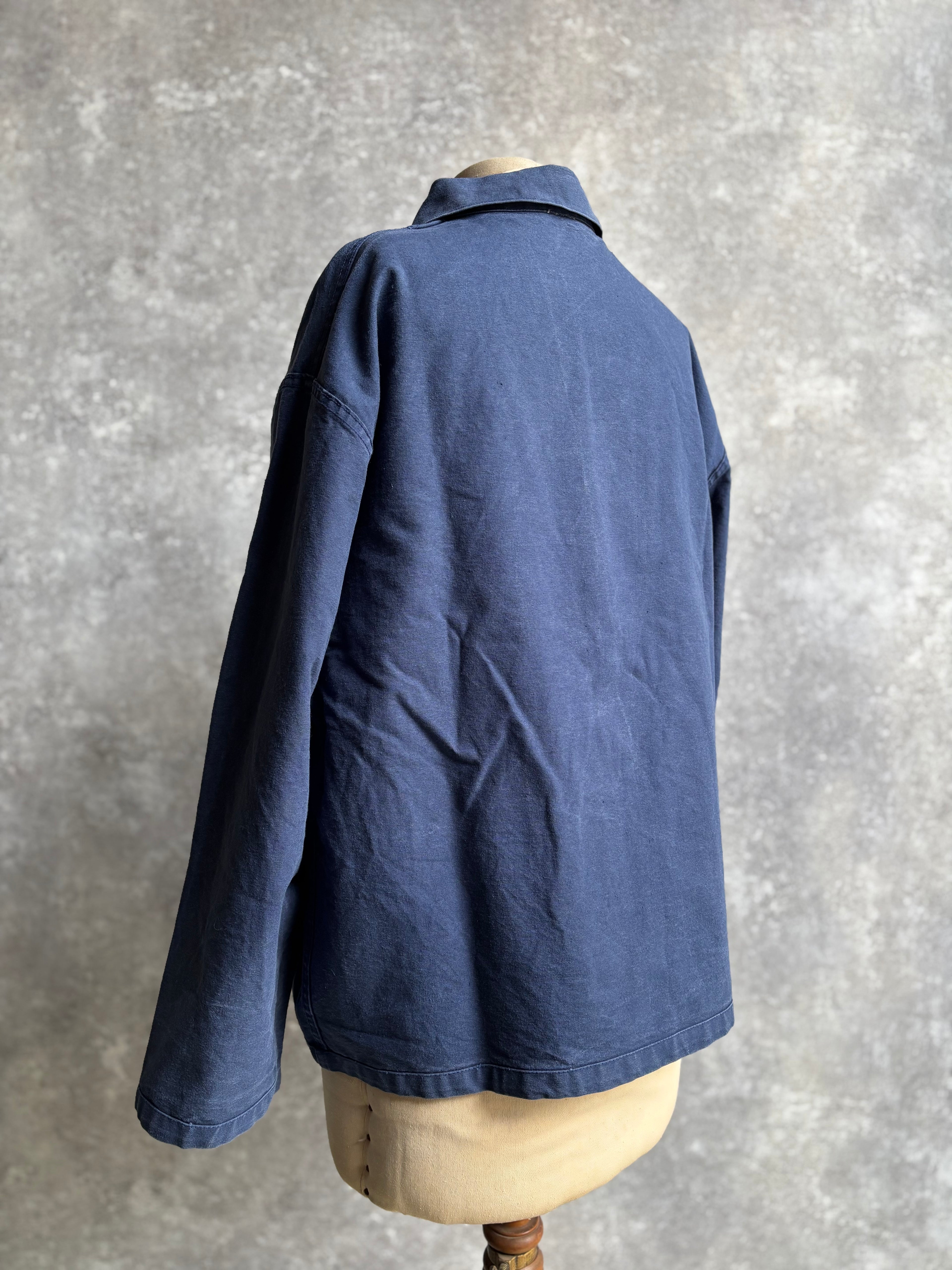 [1980's] Ababord Breton Fisherman Smock