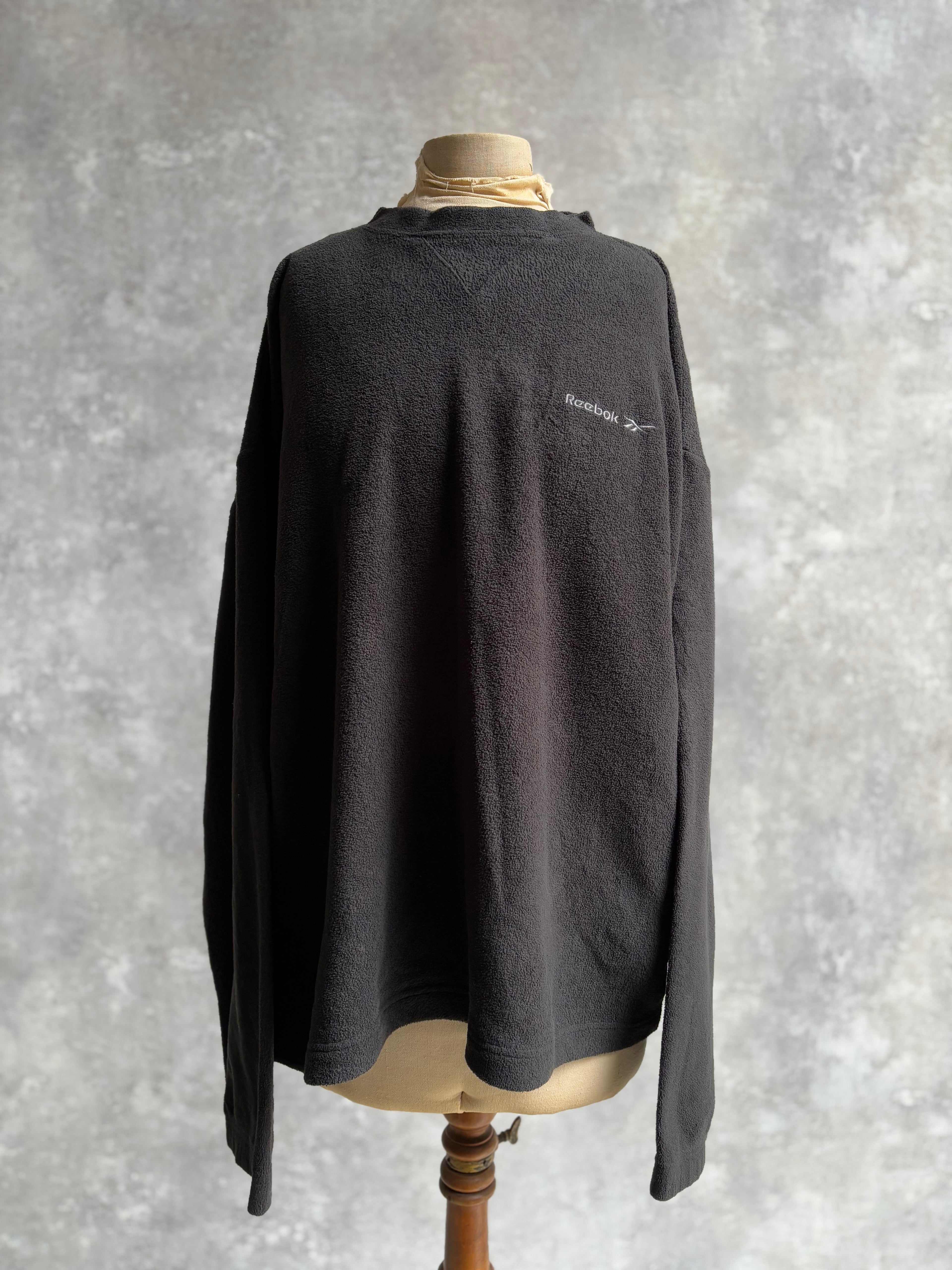 【1990’s】Reebok Black Fleece Long Sleeve Shirt