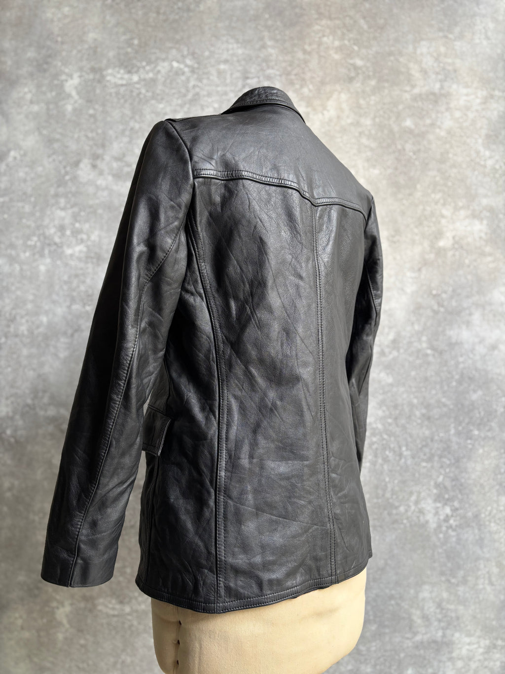 【1991】Vintage Leather German Police Jacket