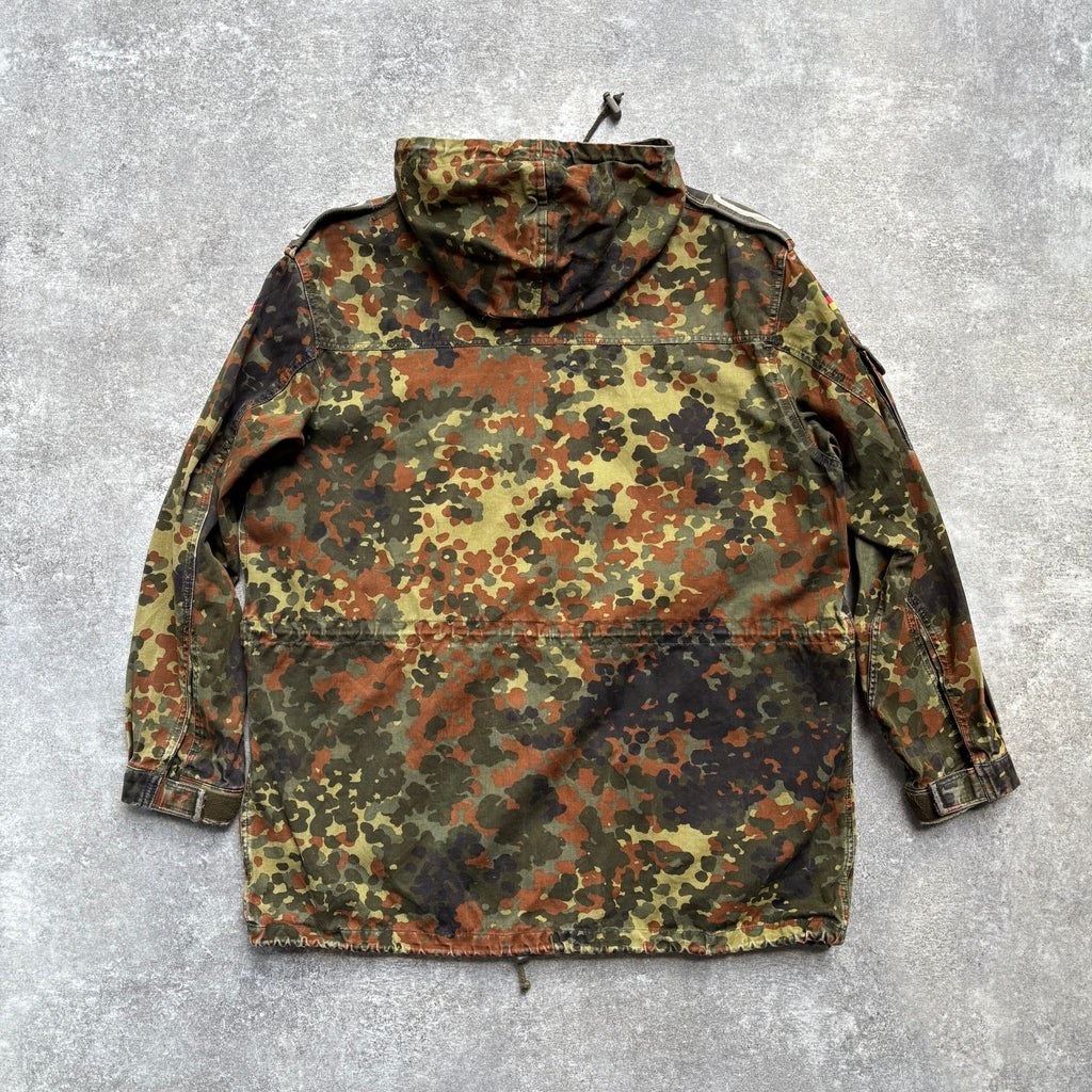 【~1990's】German Bundeswehr Flecktarn Camouflage Parka