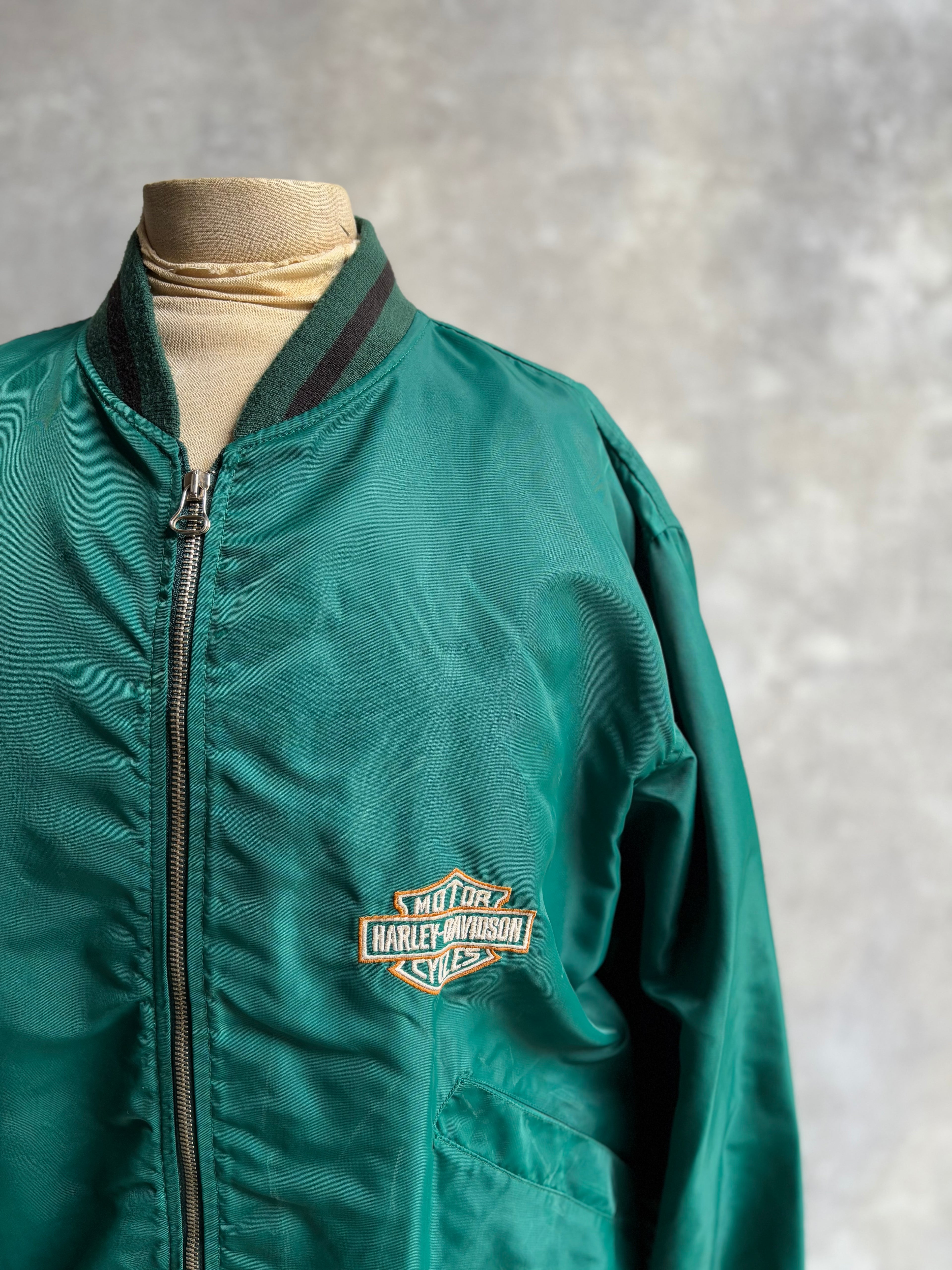 【~1990's】Vintage Harley Davidson Nylon Jacket『ハーレーダビッドソン』