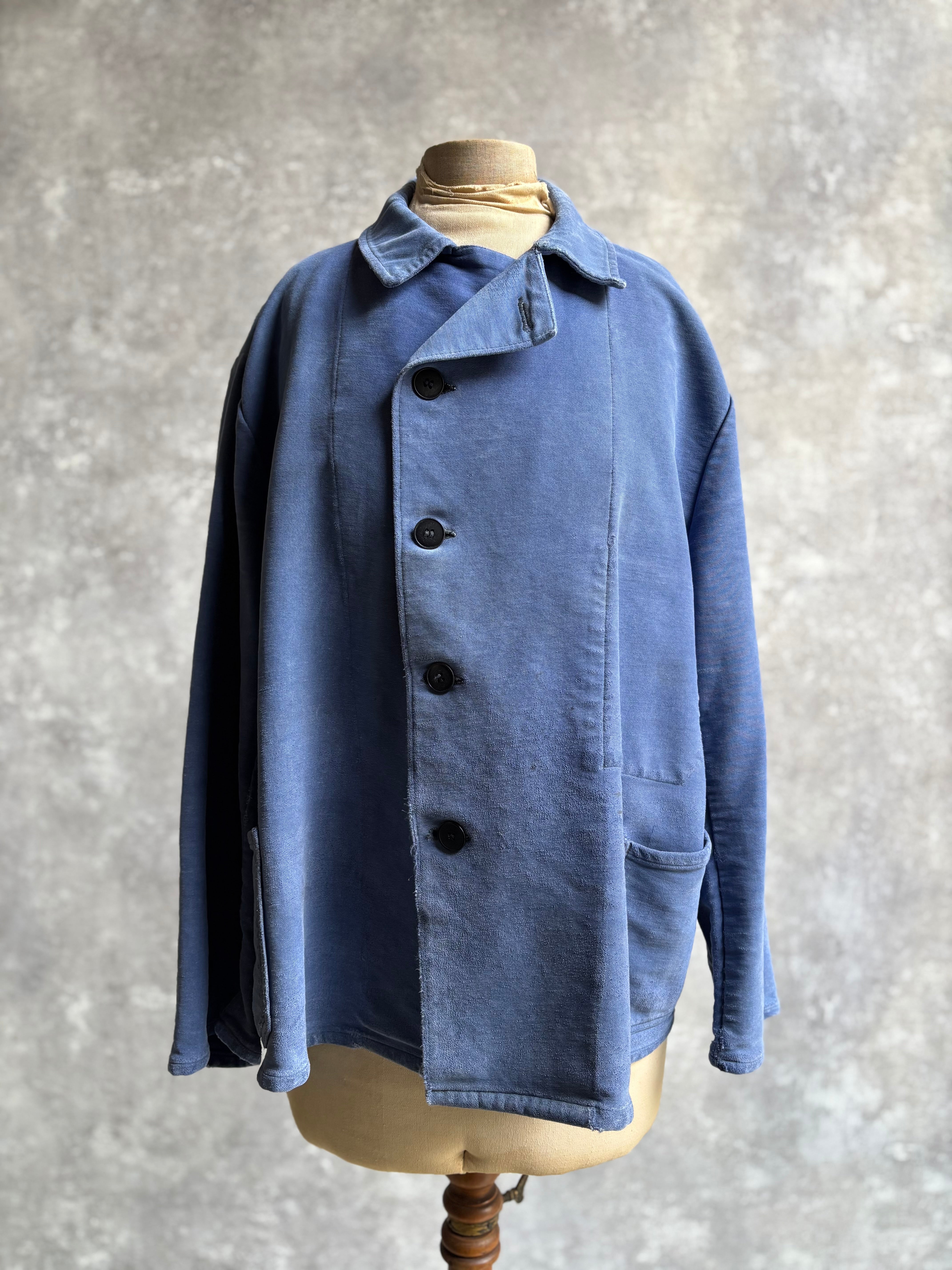 ジャケット・アウター 1970s moleskine french work jacket 1970's】Vintage French Moleskin Work Jacket – WITH GROW