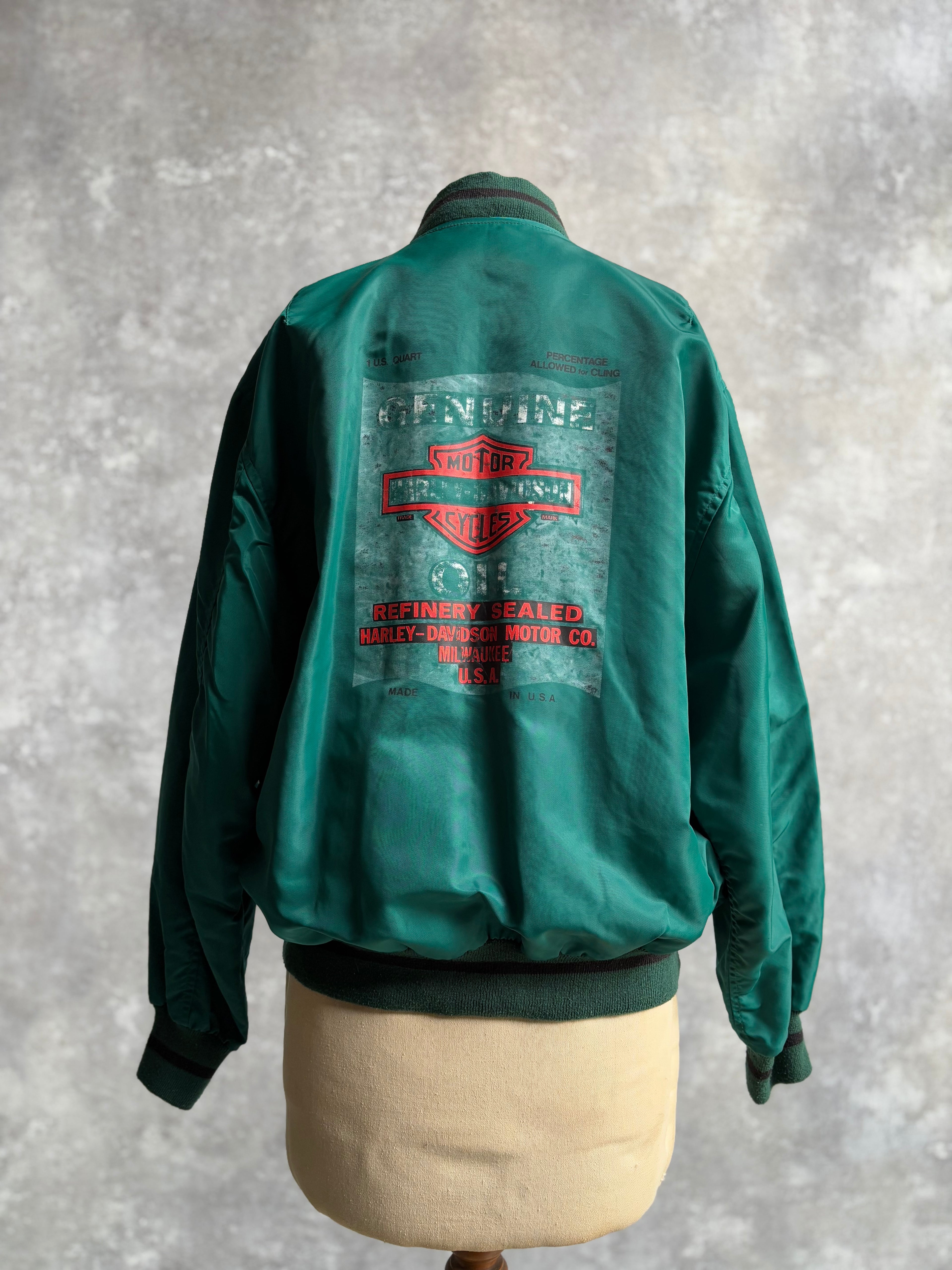 【~1990's】Vintage Harley Davidson Nylon Jacket『ハーレーダビッドソン』