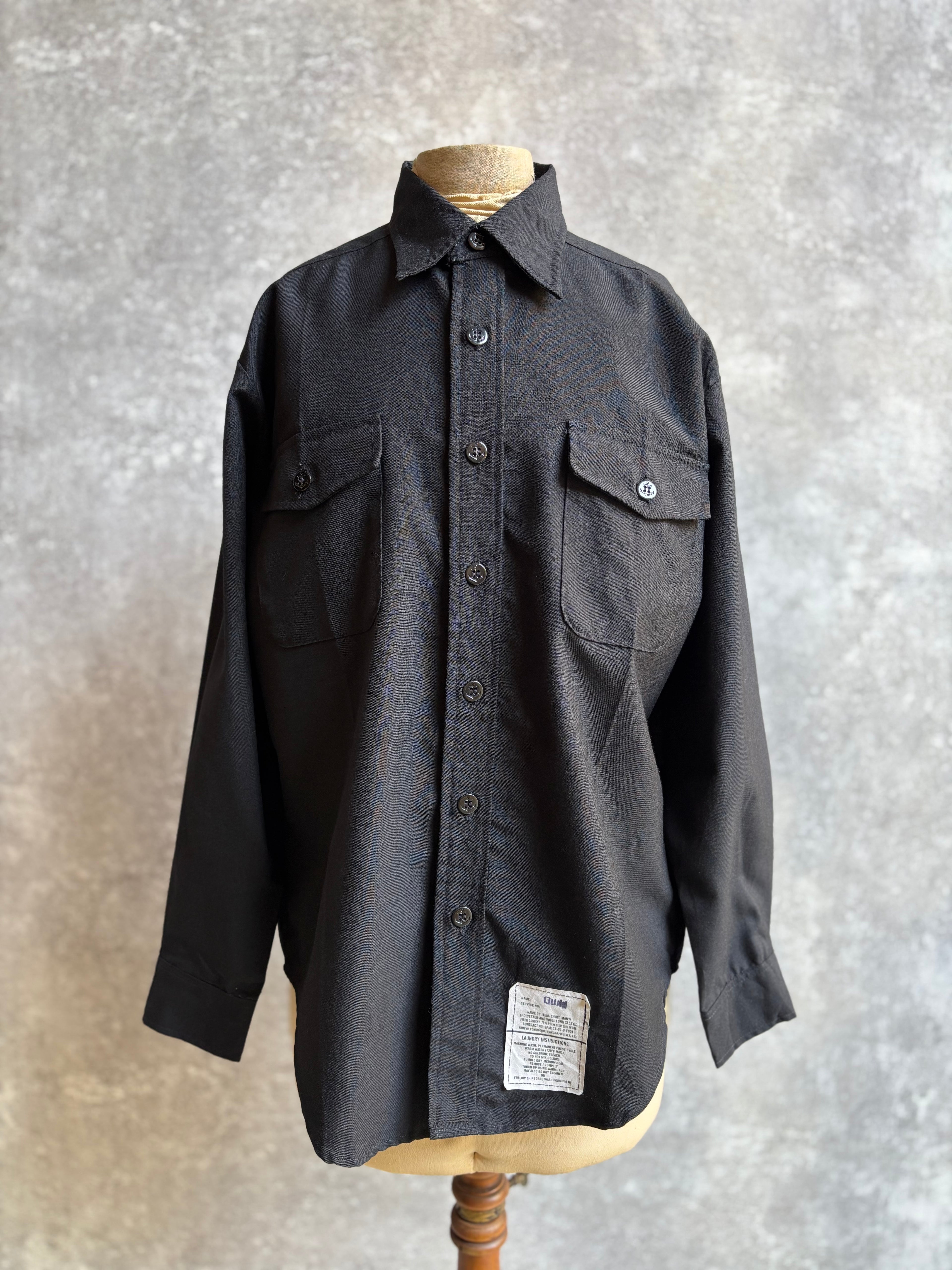 【2007s】 U.S. Navy Black Service Shirt