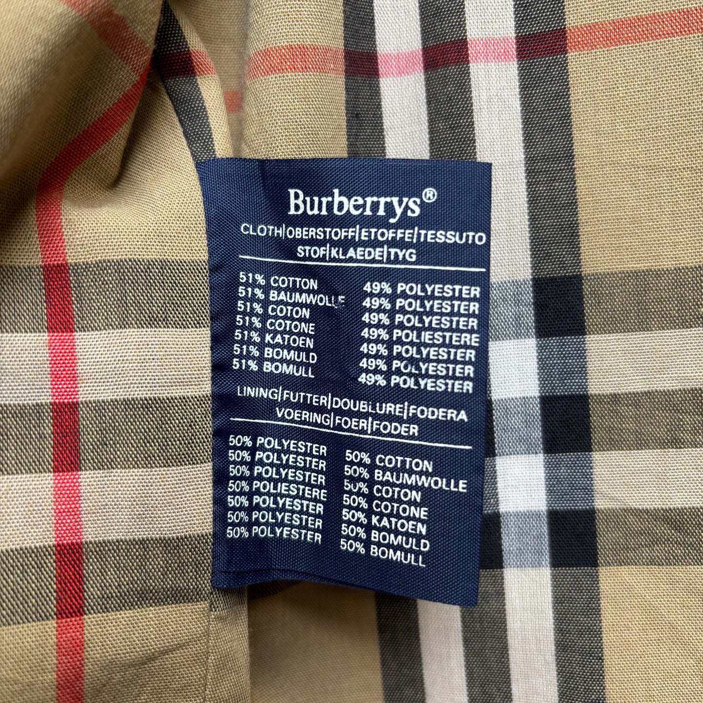 【1980's】Burberry's Beige Harrington Jacket