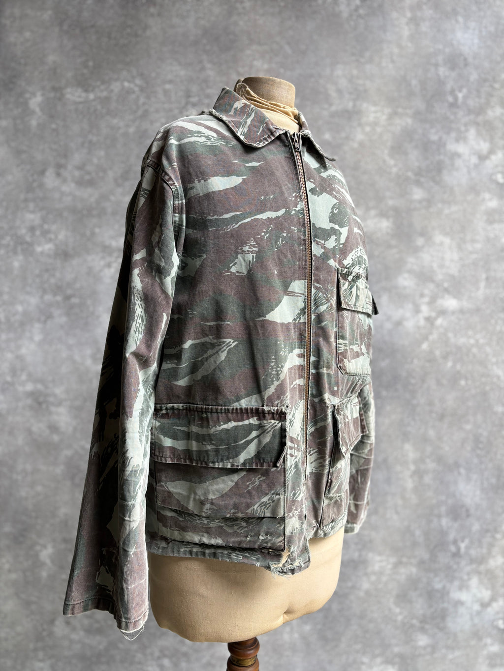 【~1970's】Vintage Lizard Camouflage Hunting Jacket『リザードカモフラージュ』