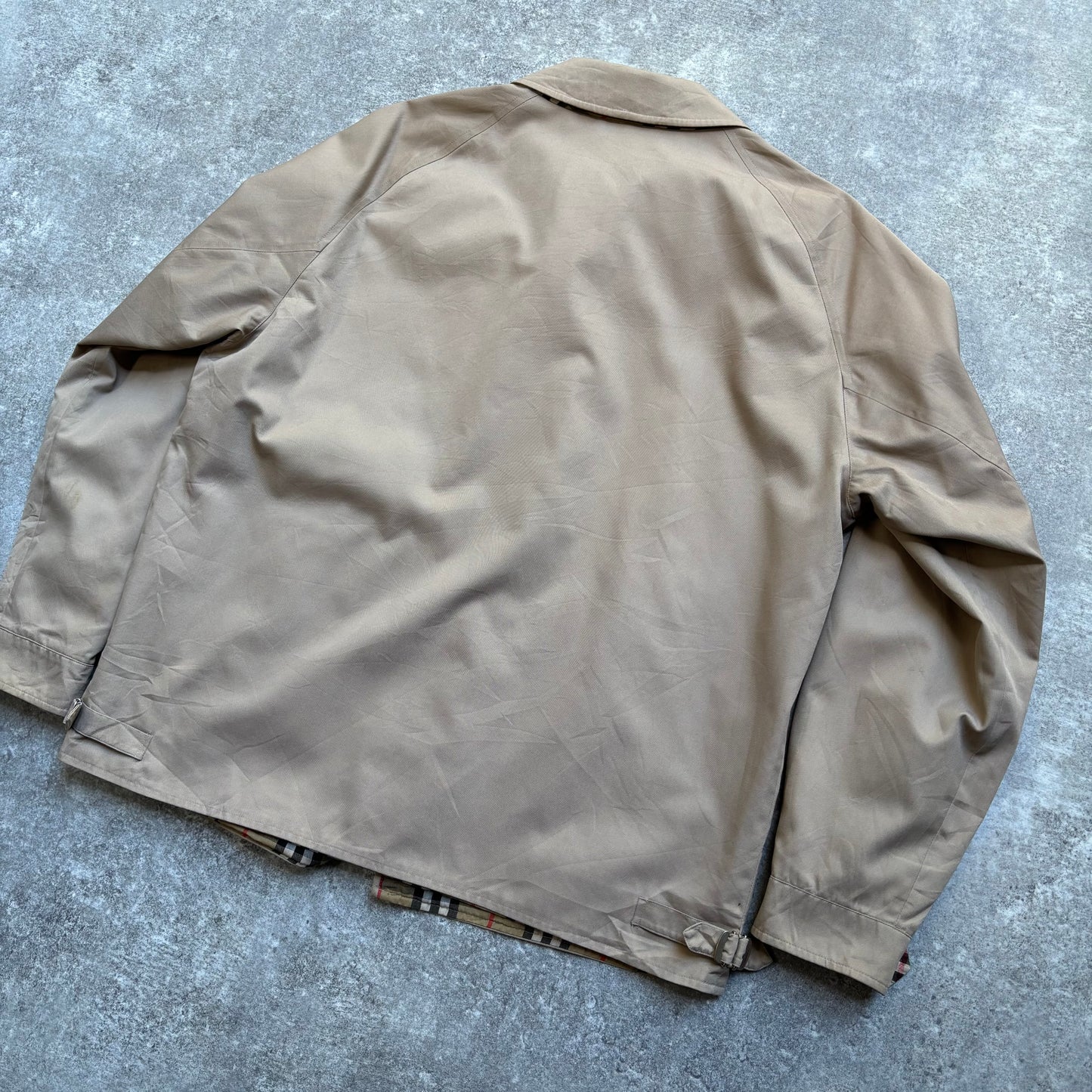 【1980's】Burberry's Beige Harrington Jacket