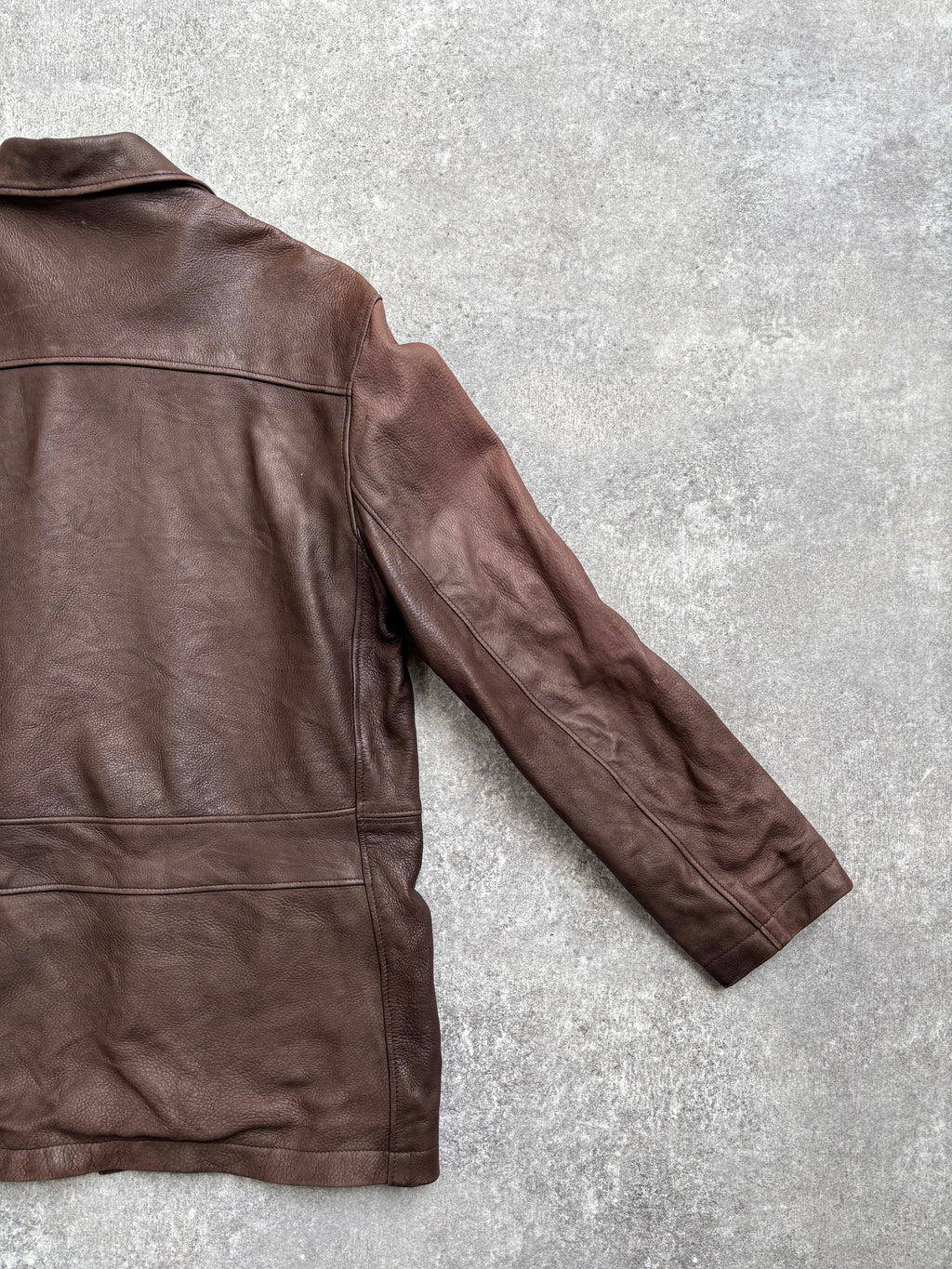 【1970‘s】 Roots Brown Leather Jacket